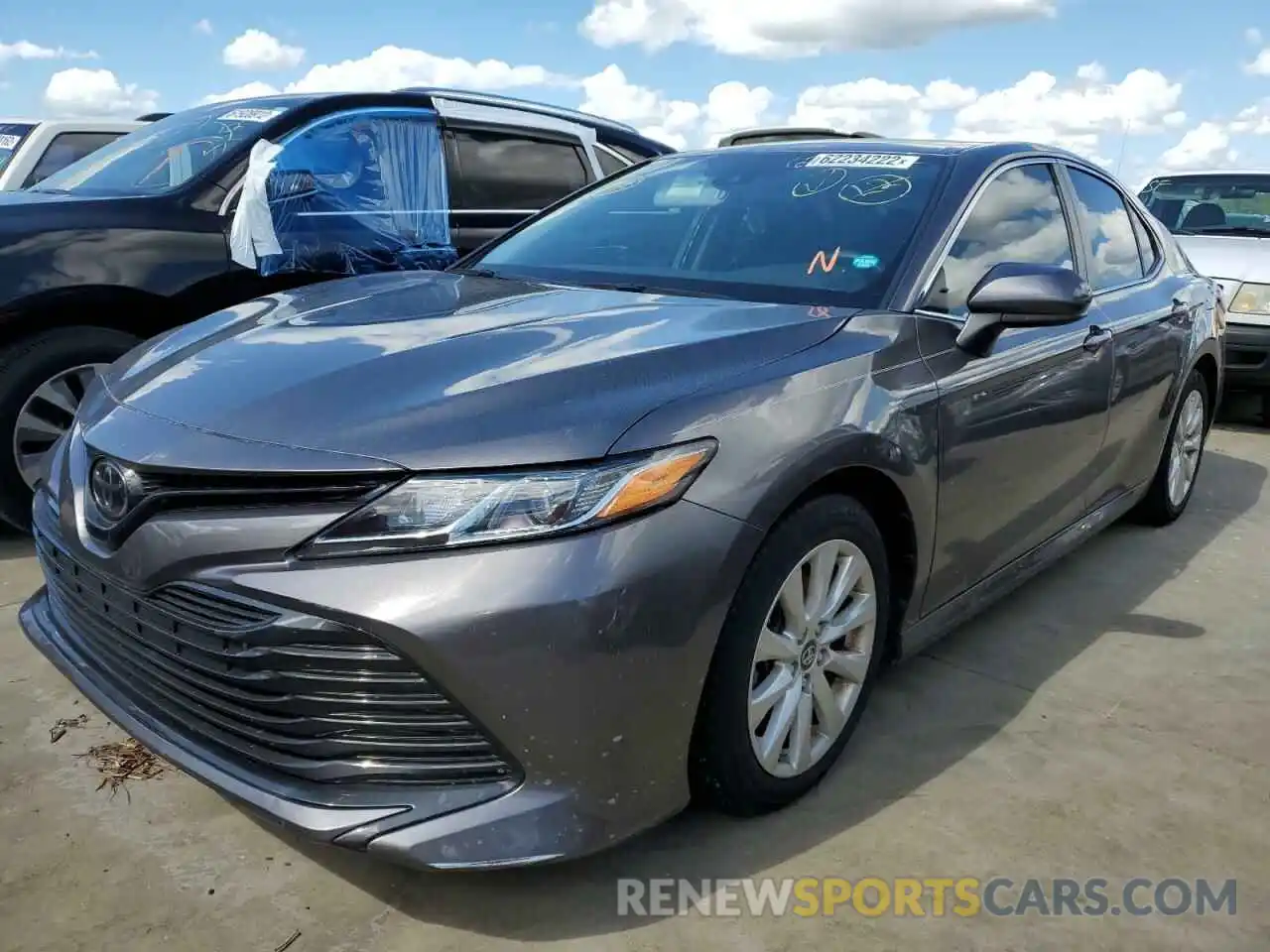 2 Photograph of a damaged car 4T1B11HK7KU261537 TOYOTA CAMRY 2019