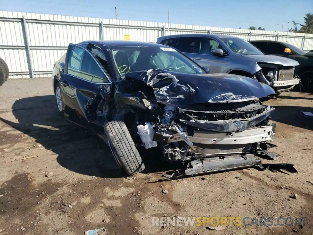 1 Photograph of a damaged car 4T1B11HK7KU265667 TOYOTA CAMRY 2019