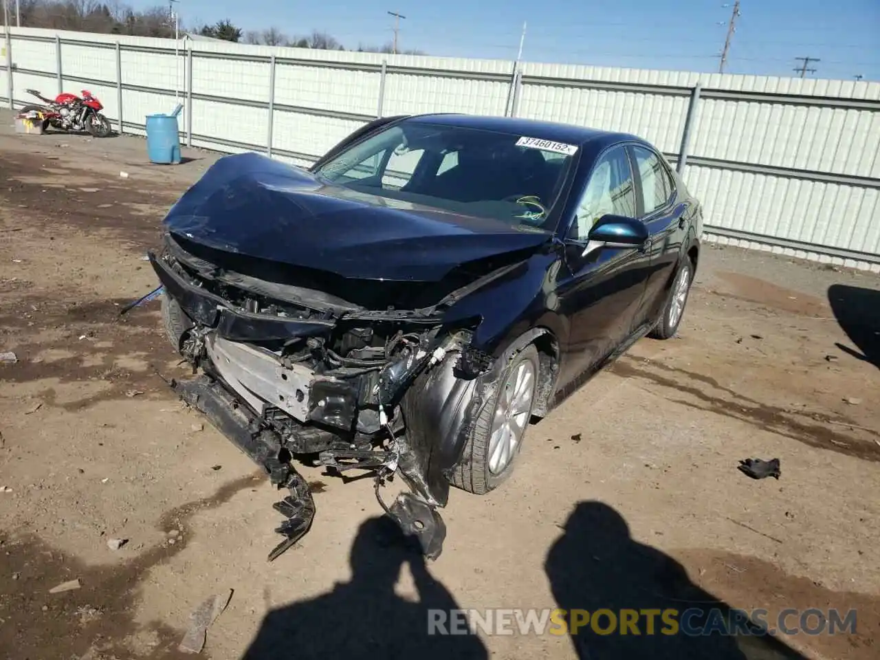 2 Photograph of a damaged car 4T1B11HK7KU265667 TOYOTA CAMRY 2019