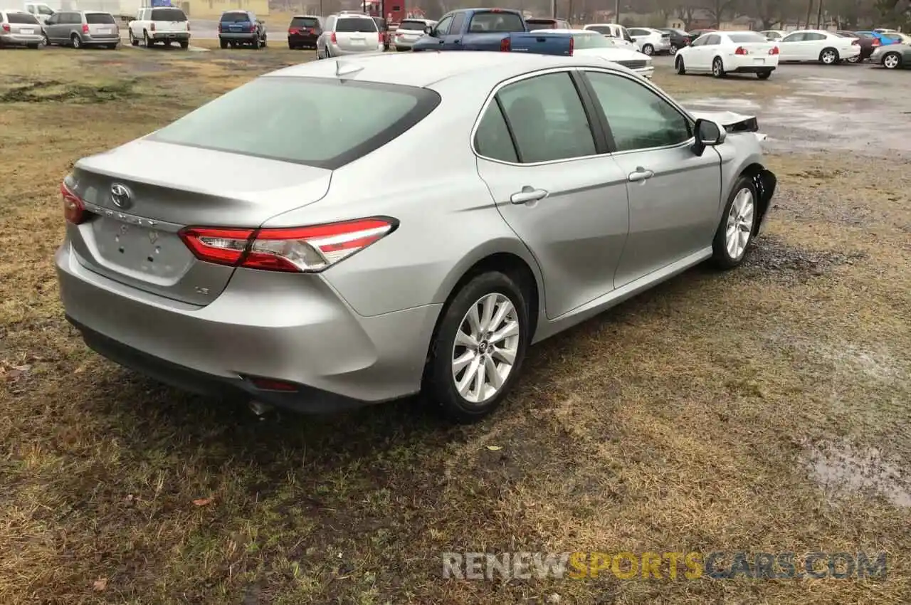 4 Photograph of a damaged car 4T1B11HK7KU269184 TOYOTA CAMRY 2019