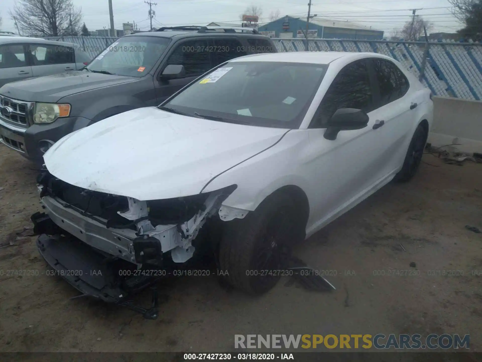 2 Photograph of a damaged car 4T1B11HK7KU271257 TOYOTA CAMRY 2019