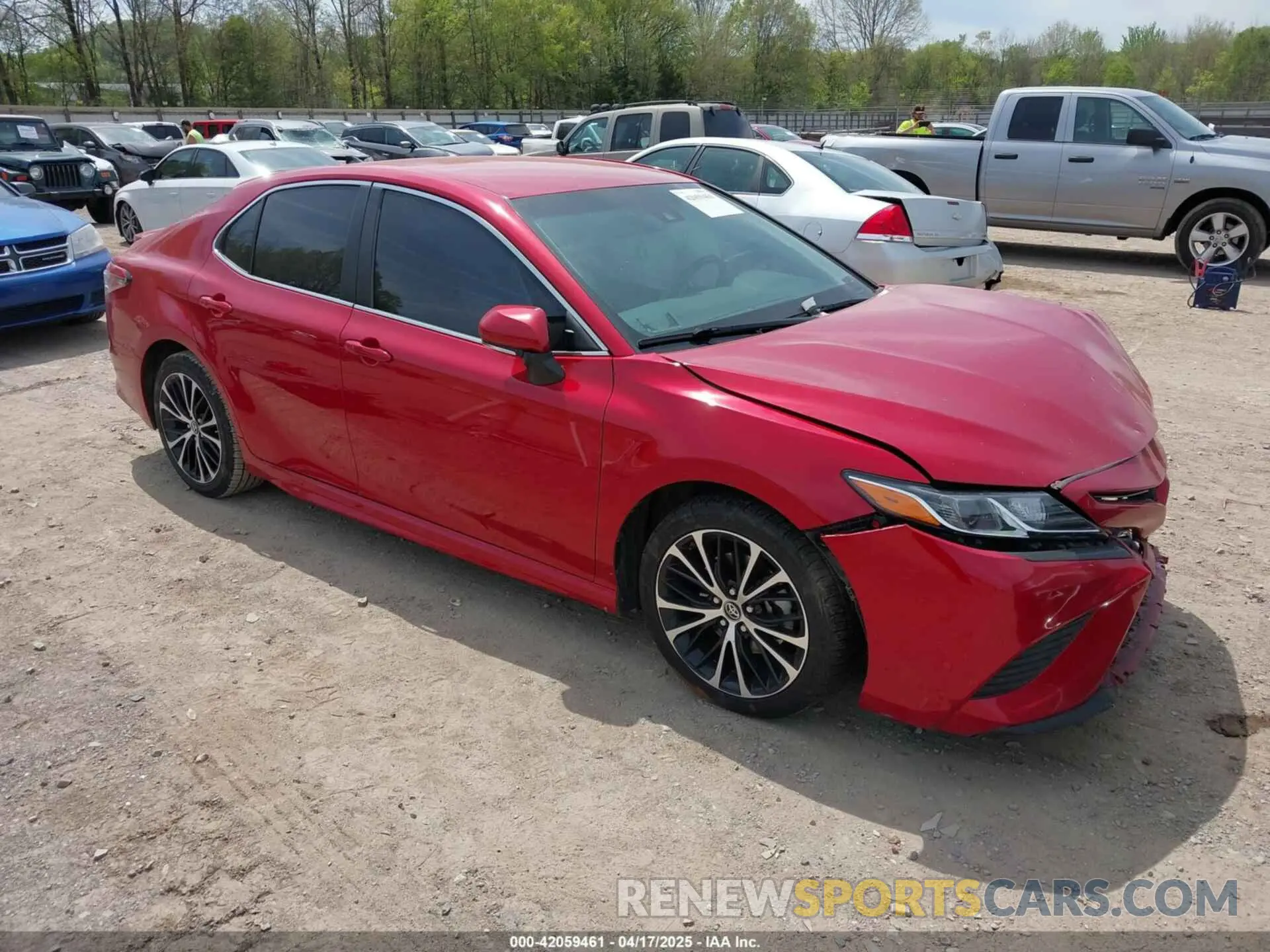 1 Photograph of a damaged car 4T1B11HK7KU273056 TOYOTA CAMRY 2019