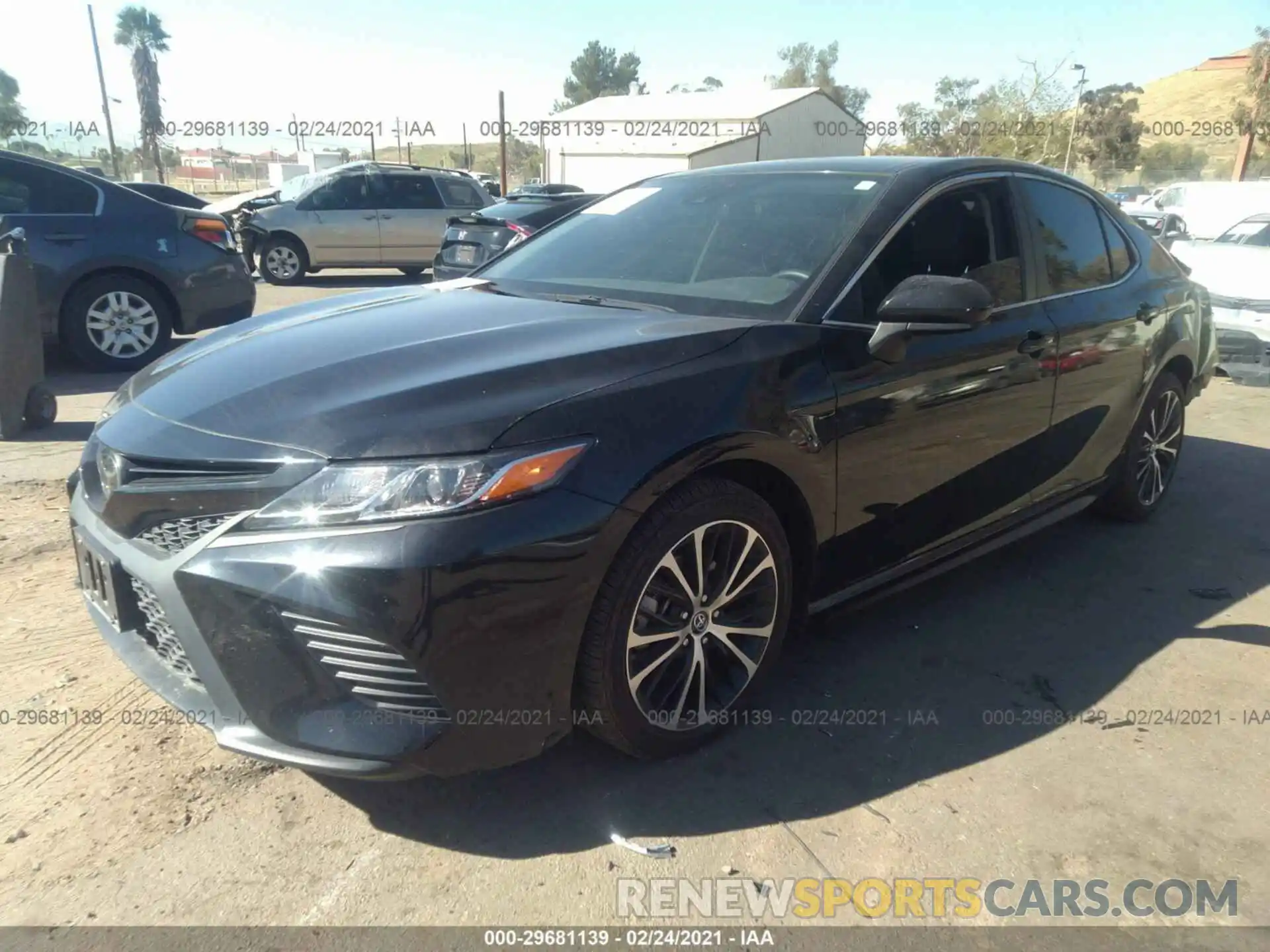 2 Photograph of a damaged car 4T1B11HK7KU274921 TOYOTA CAMRY 2019