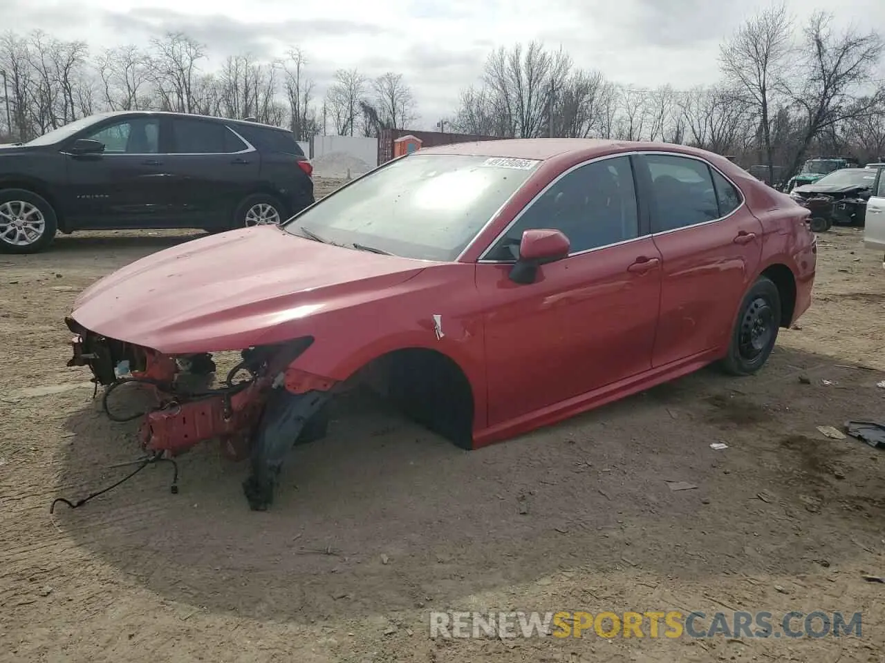 1 Photograph of a damaged car 4T1B11HK7KU283151 TOYOTA CAMRY 2019