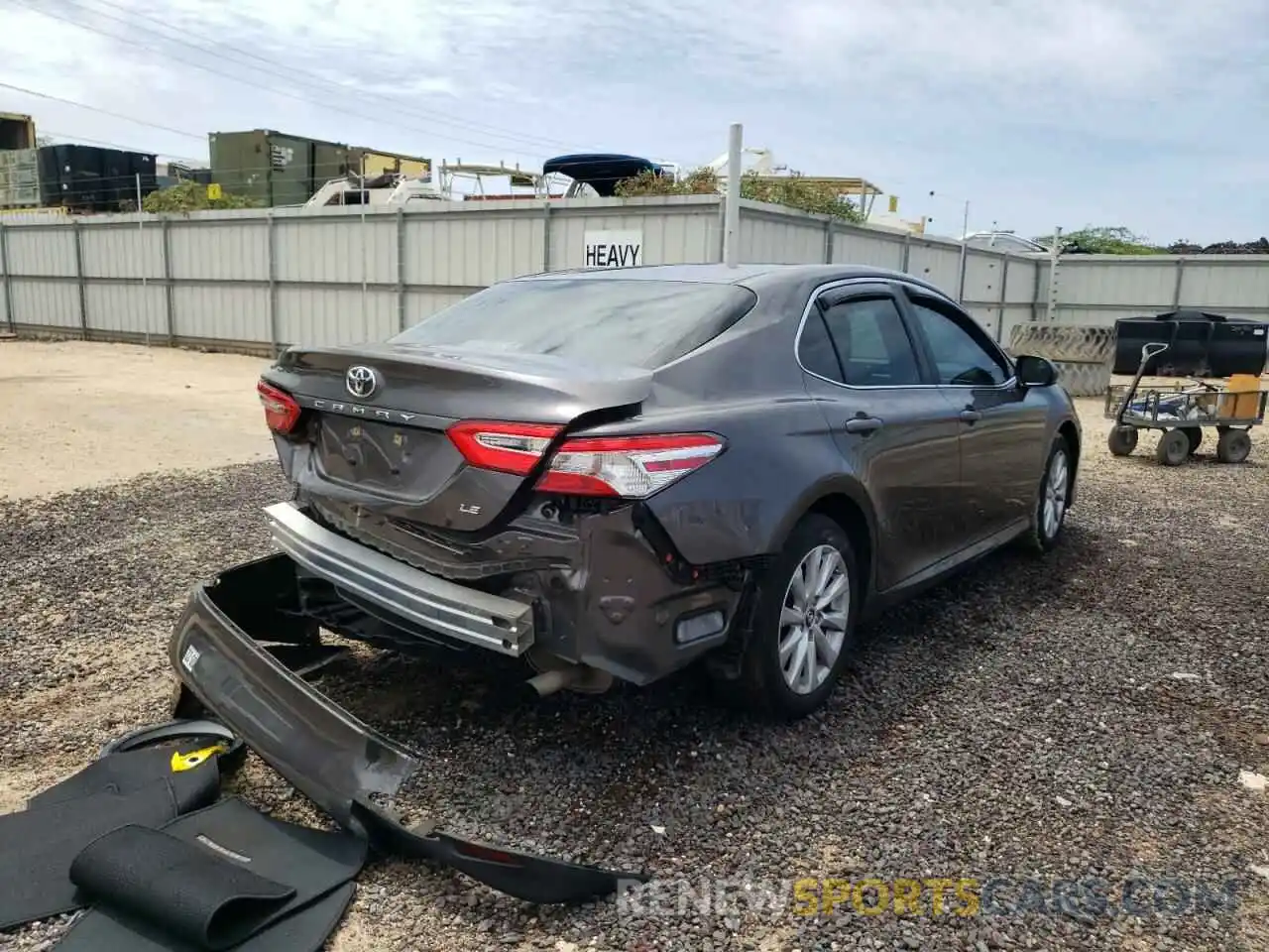 4 Photograph of a damaged car 4T1B11HK7KU283750 TOYOTA CAMRY 2019