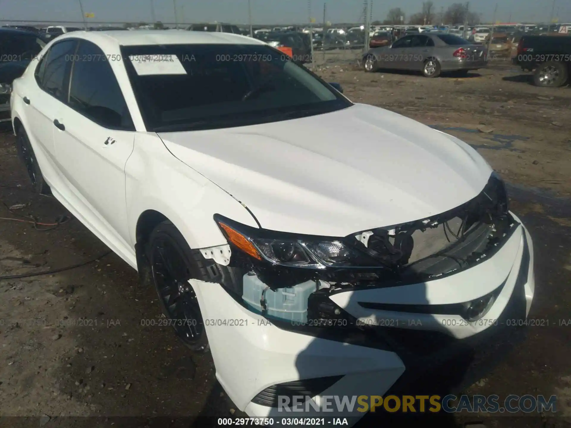 1 Photograph of a damaged car 4T1B11HK7KU285465 TOYOTA CAMRY 2019