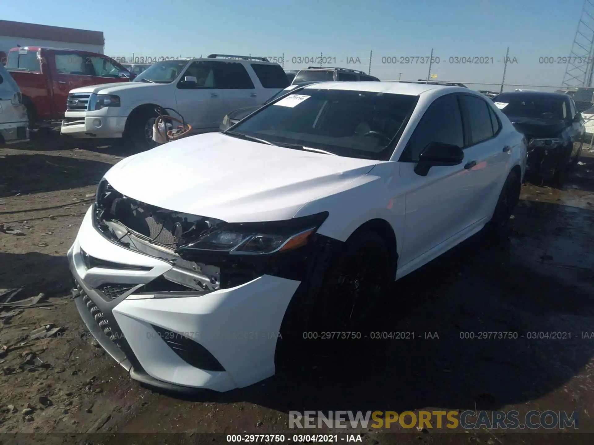 2 Photograph of a damaged car 4T1B11HK7KU285465 TOYOTA CAMRY 2019