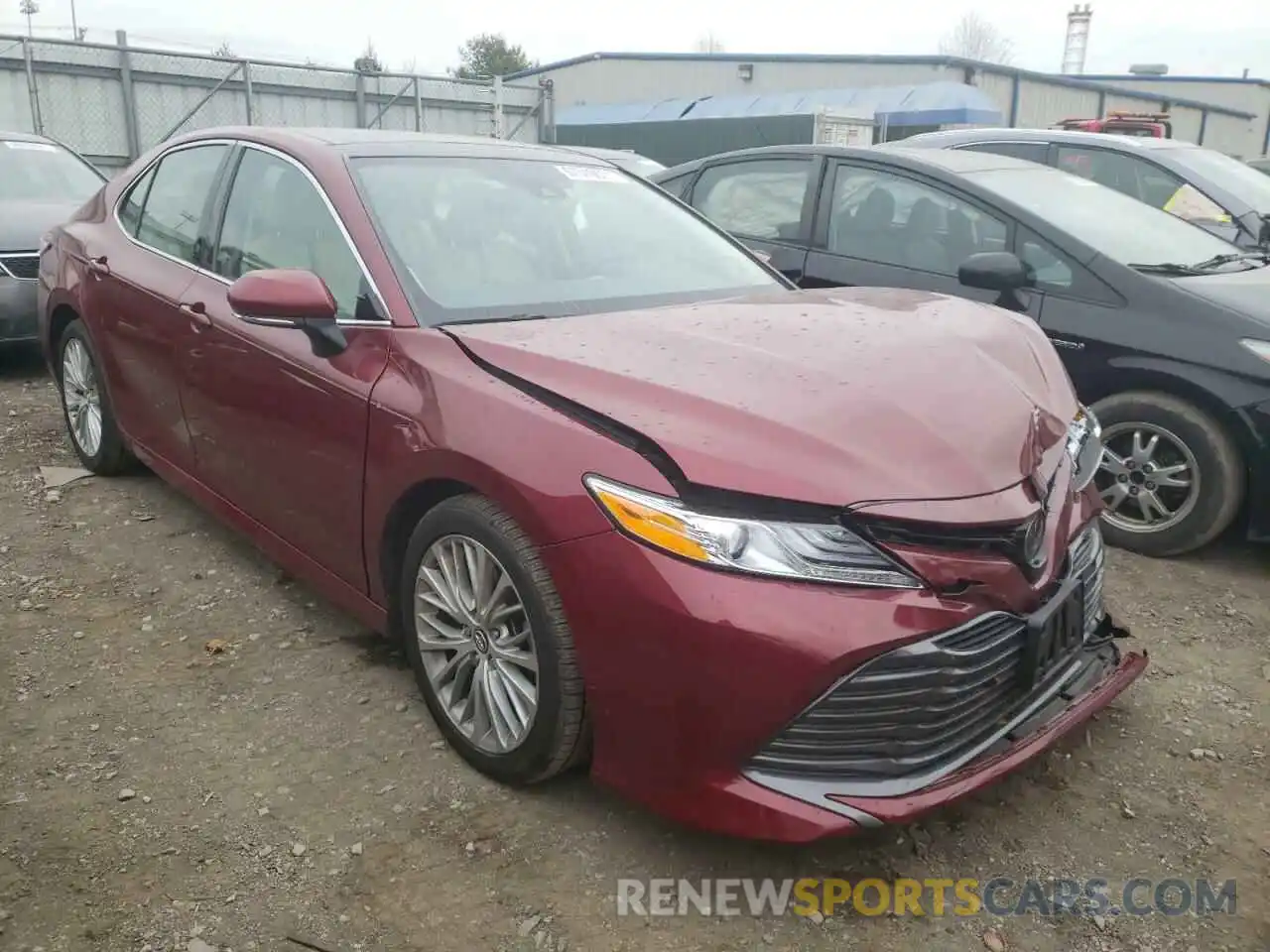 1 Photograph of a damaged car 4T1B11HK7KU295395 TOYOTA CAMRY 2019