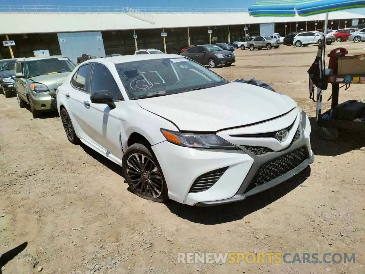 1 Photograph of a damaged car 4T1B11HK7KU298152 TOYOTA CAMRY 2019