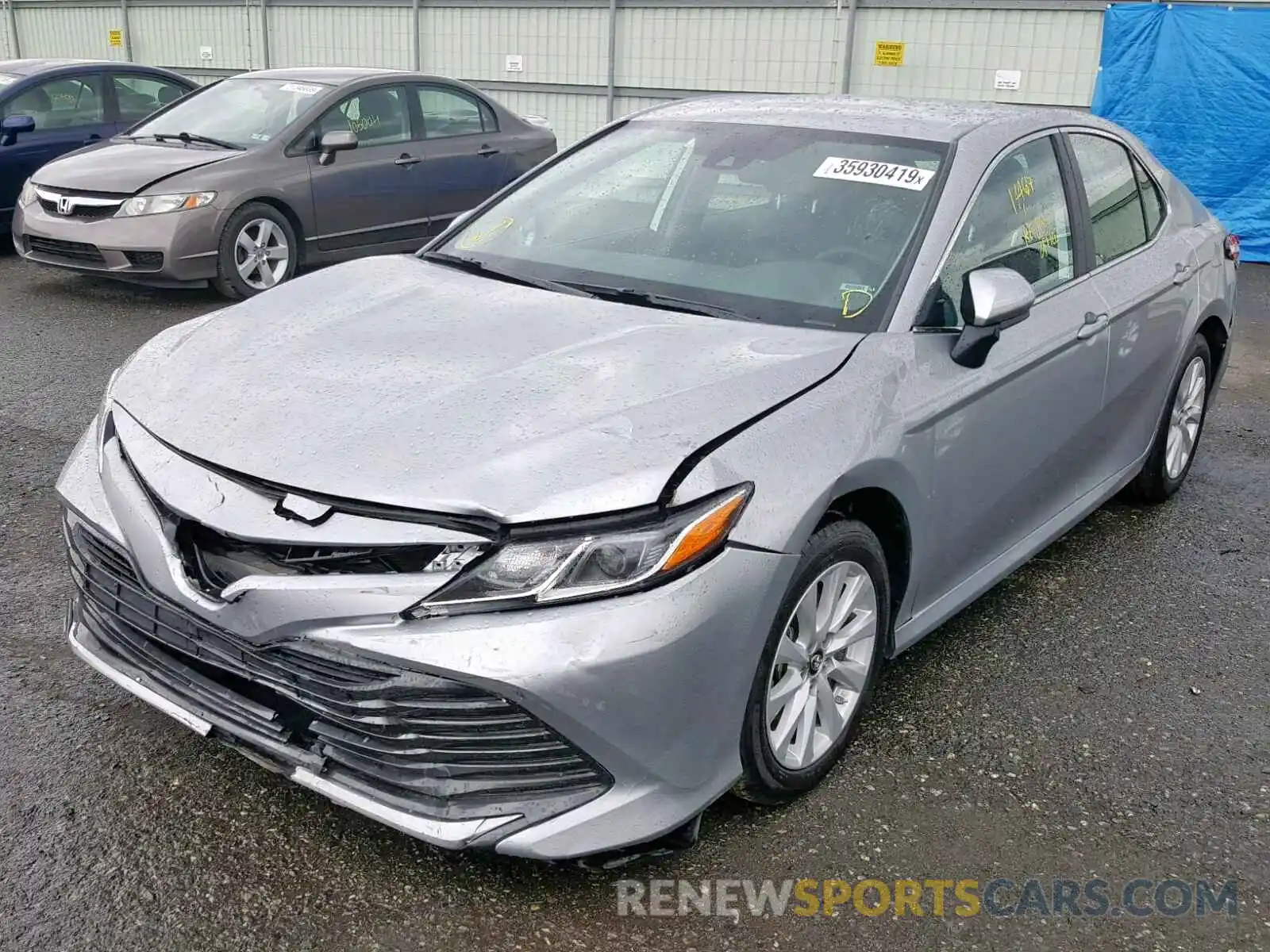 2 Photograph of a damaged car 4T1B11HK7KU681413 TOYOTA CAMRY 2019