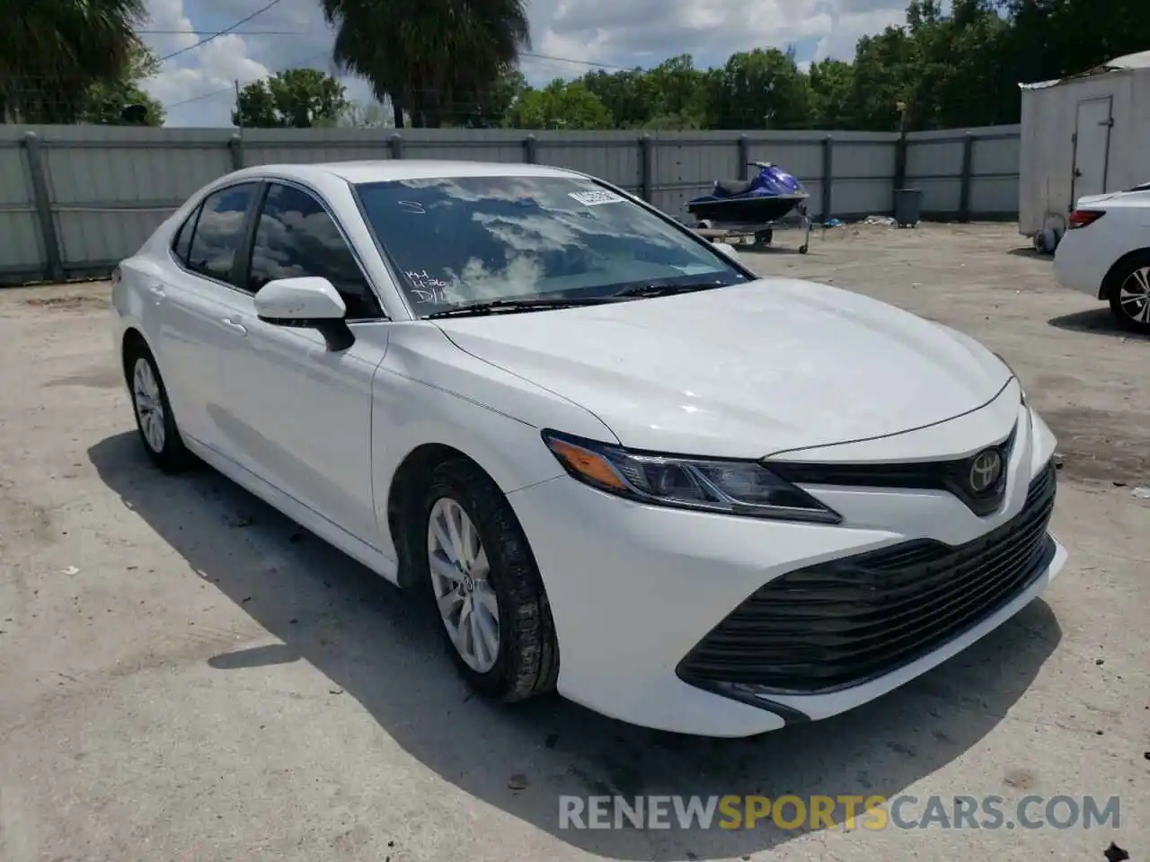 1 Photograph of a damaged car 4T1B11HK7KU681881 TOYOTA CAMRY 2019