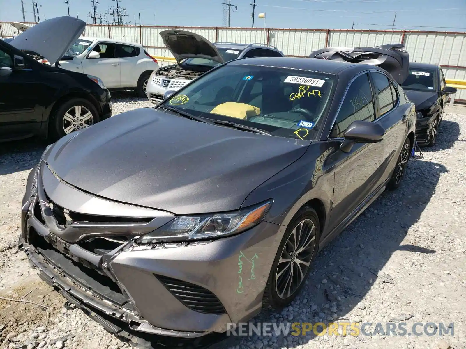 2 Photograph of a damaged car 4T1B11HK7KU684747 TOYOTA CAMRY 2019