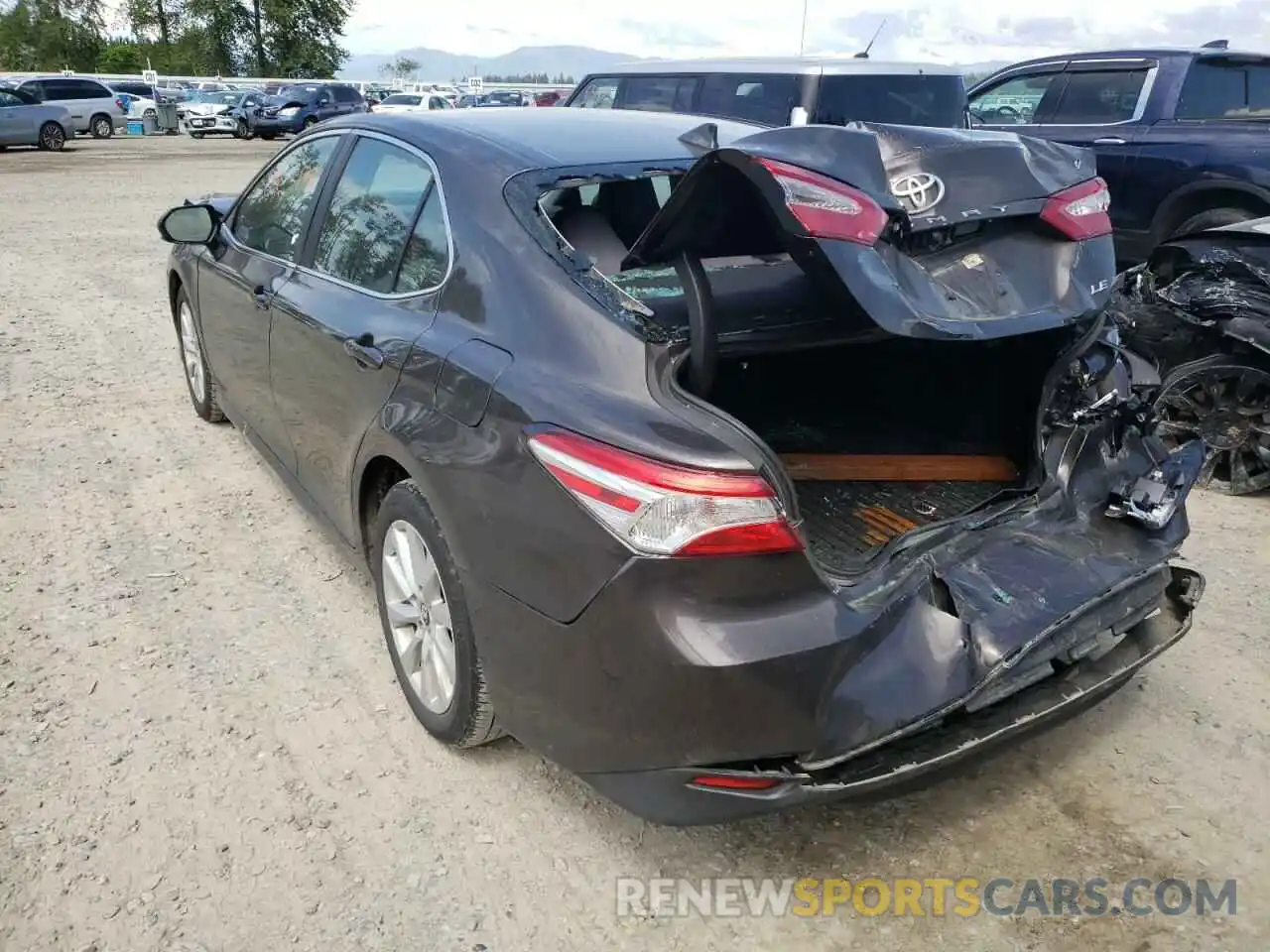 3 Photograph of a damaged car 4T1B11HK7KU687647 TOYOTA CAMRY 2019