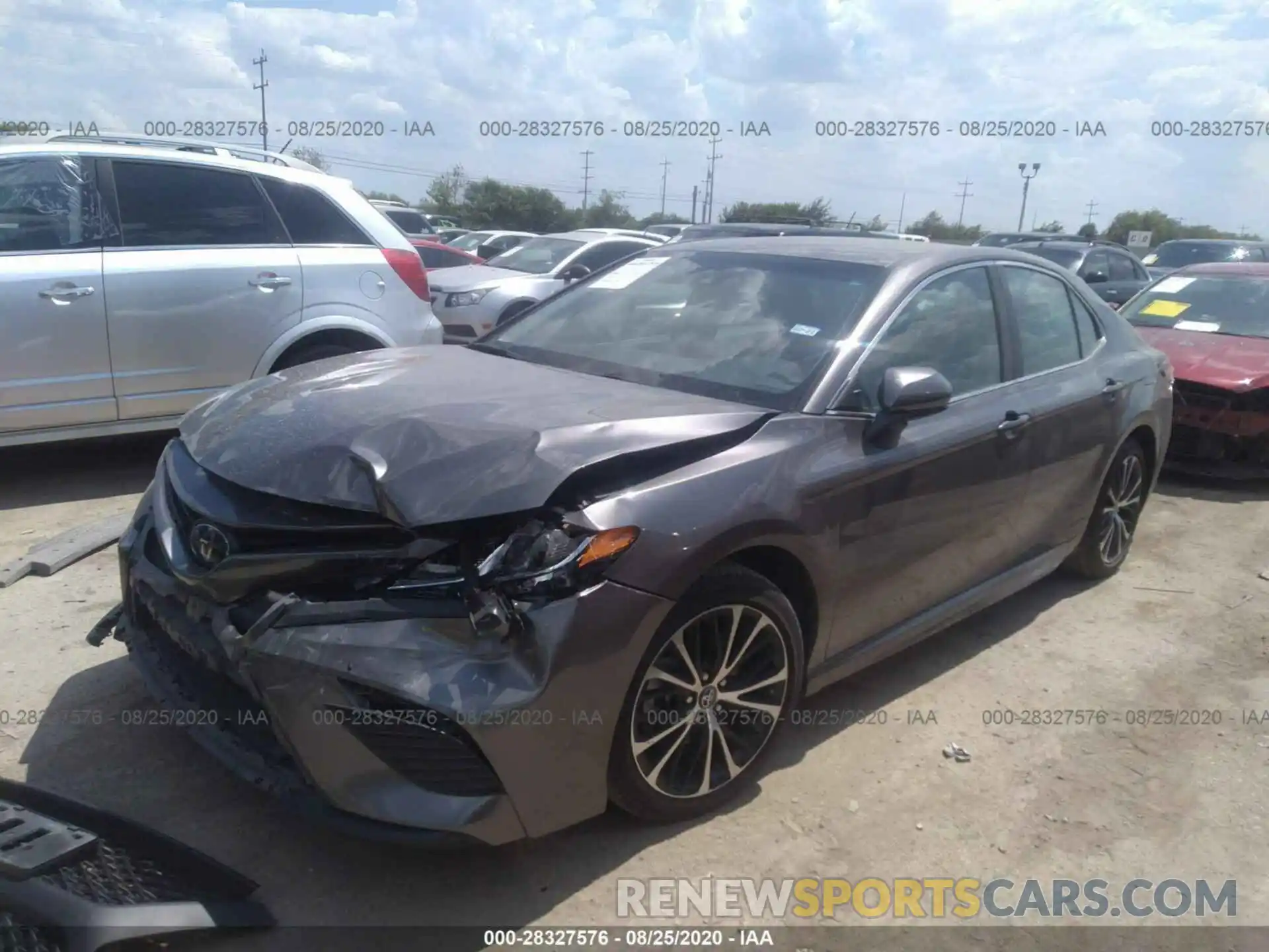 2 Photograph of a damaged car 4T1B11HK7KU687650 TOYOTA CAMRY 2019