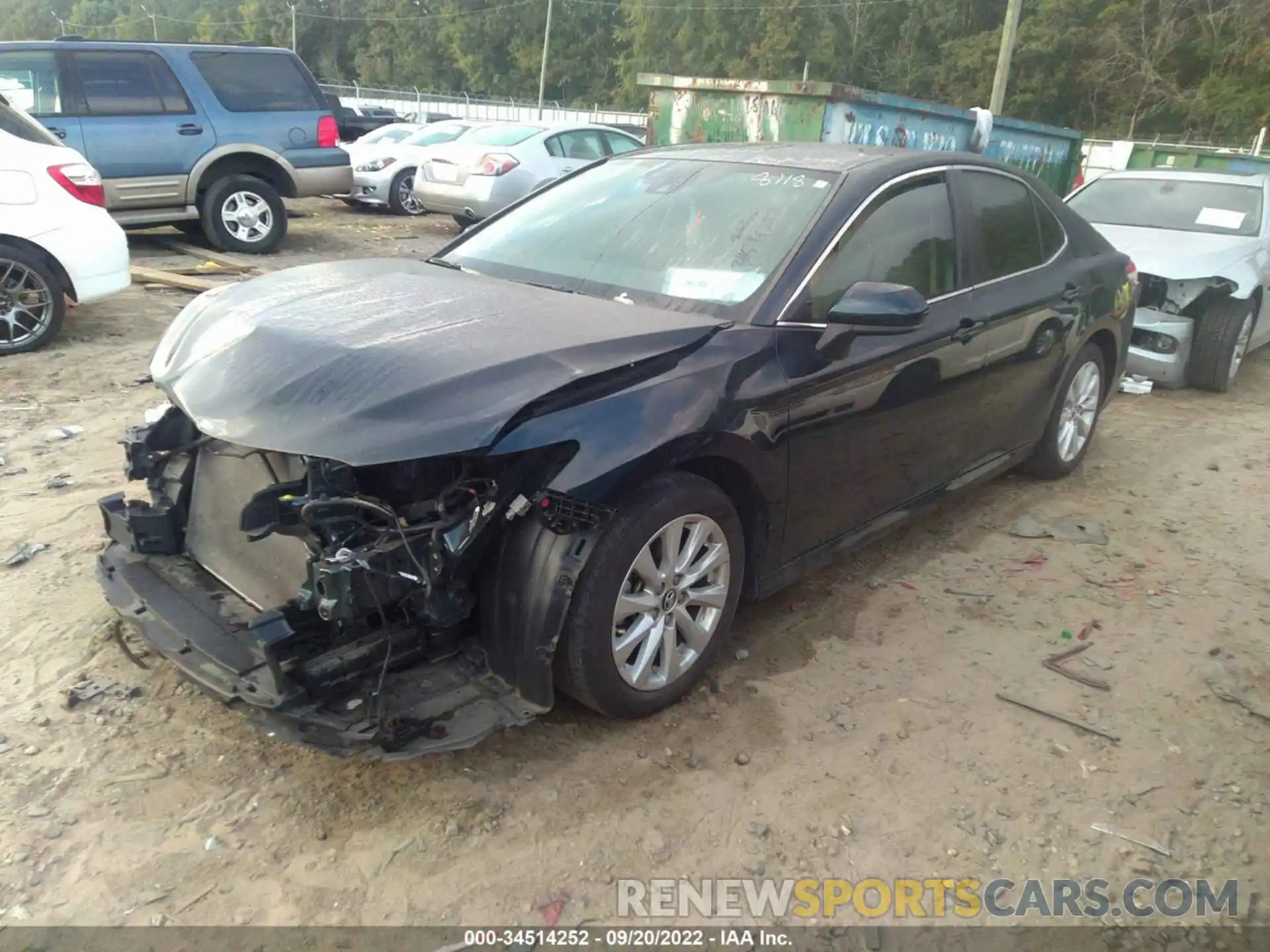 2 Photograph of a damaged car 4T1B11HK7KU688118 TOYOTA CAMRY 2019