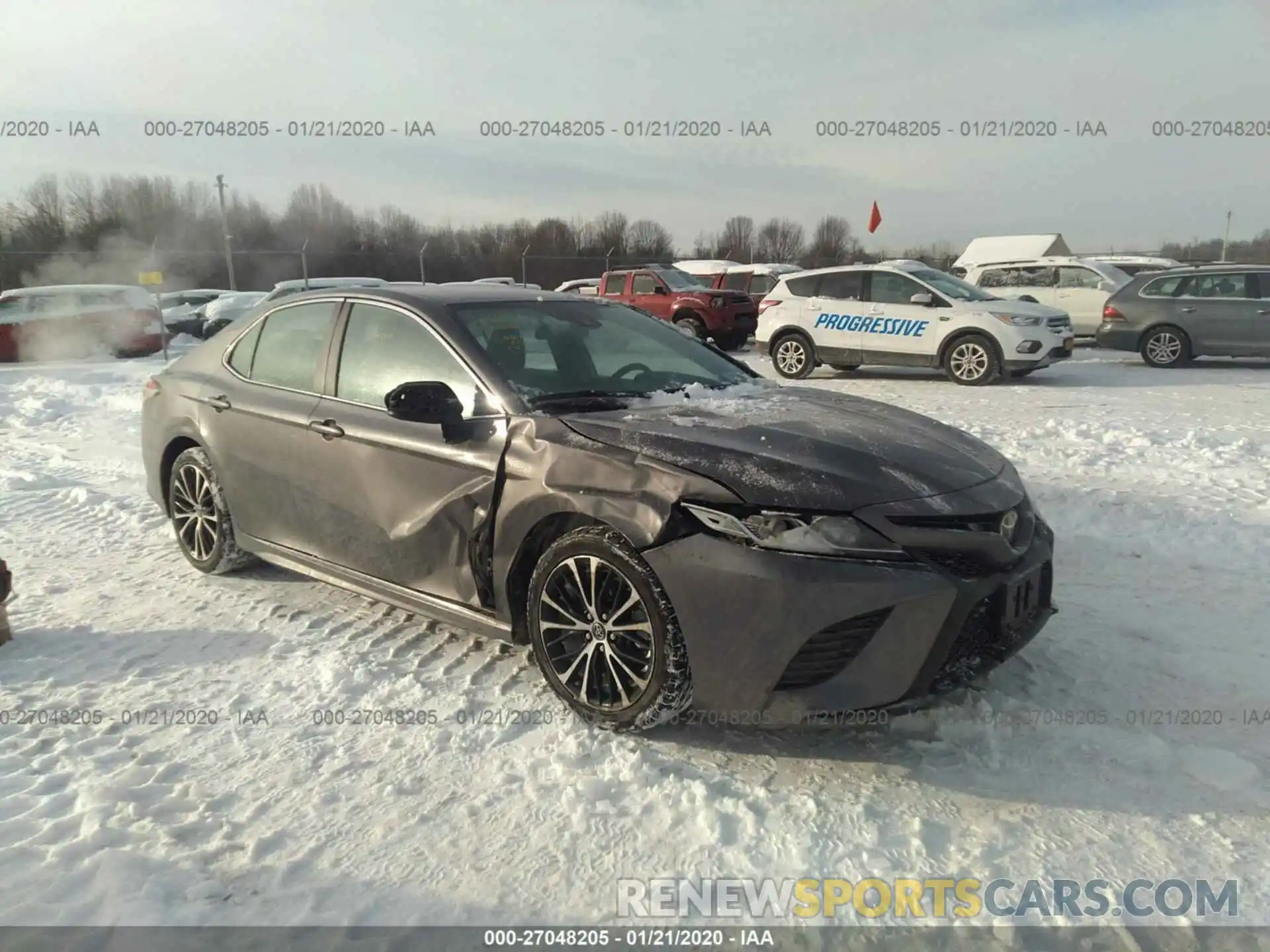 1 Photograph of a damaged car 4T1B11HK7KU689219 TOYOTA CAMRY 2019