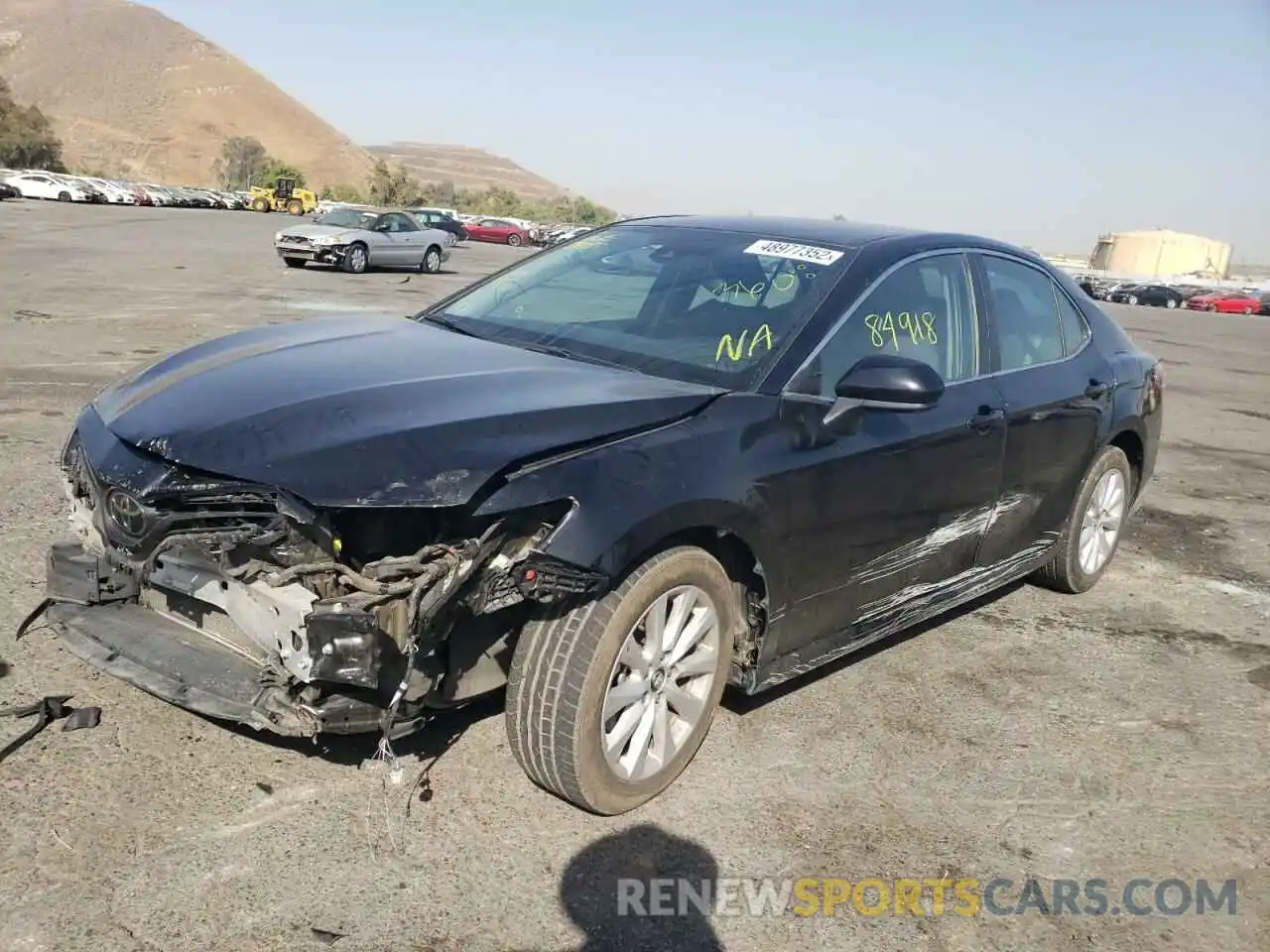 2 Photograph of a damaged car 4T1B11HK7KU690306 TOYOTA CAMRY 2019