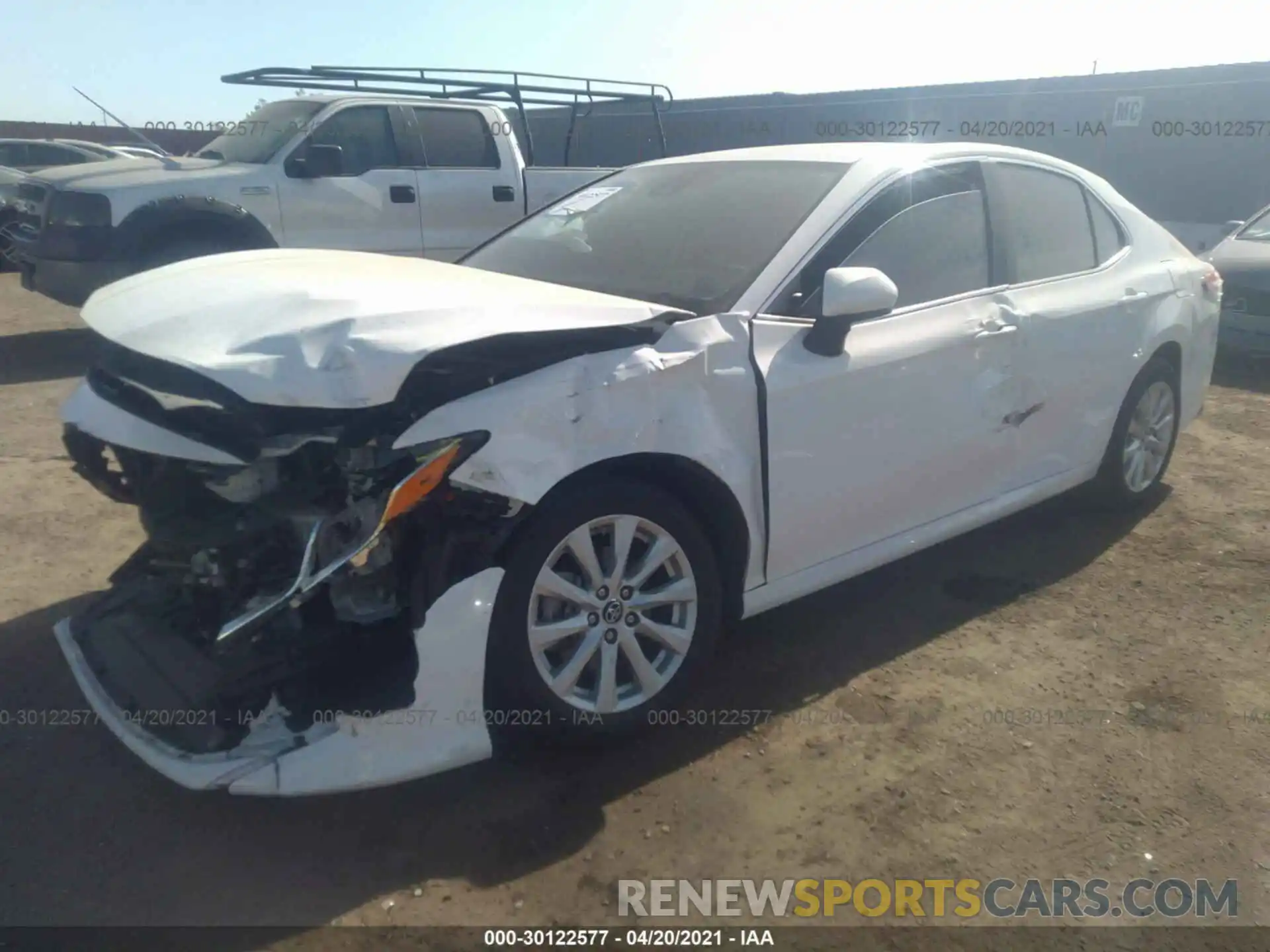 2 Photograph of a damaged car 4T1B11HK7KU699135 TOYOTA CAMRY 2019