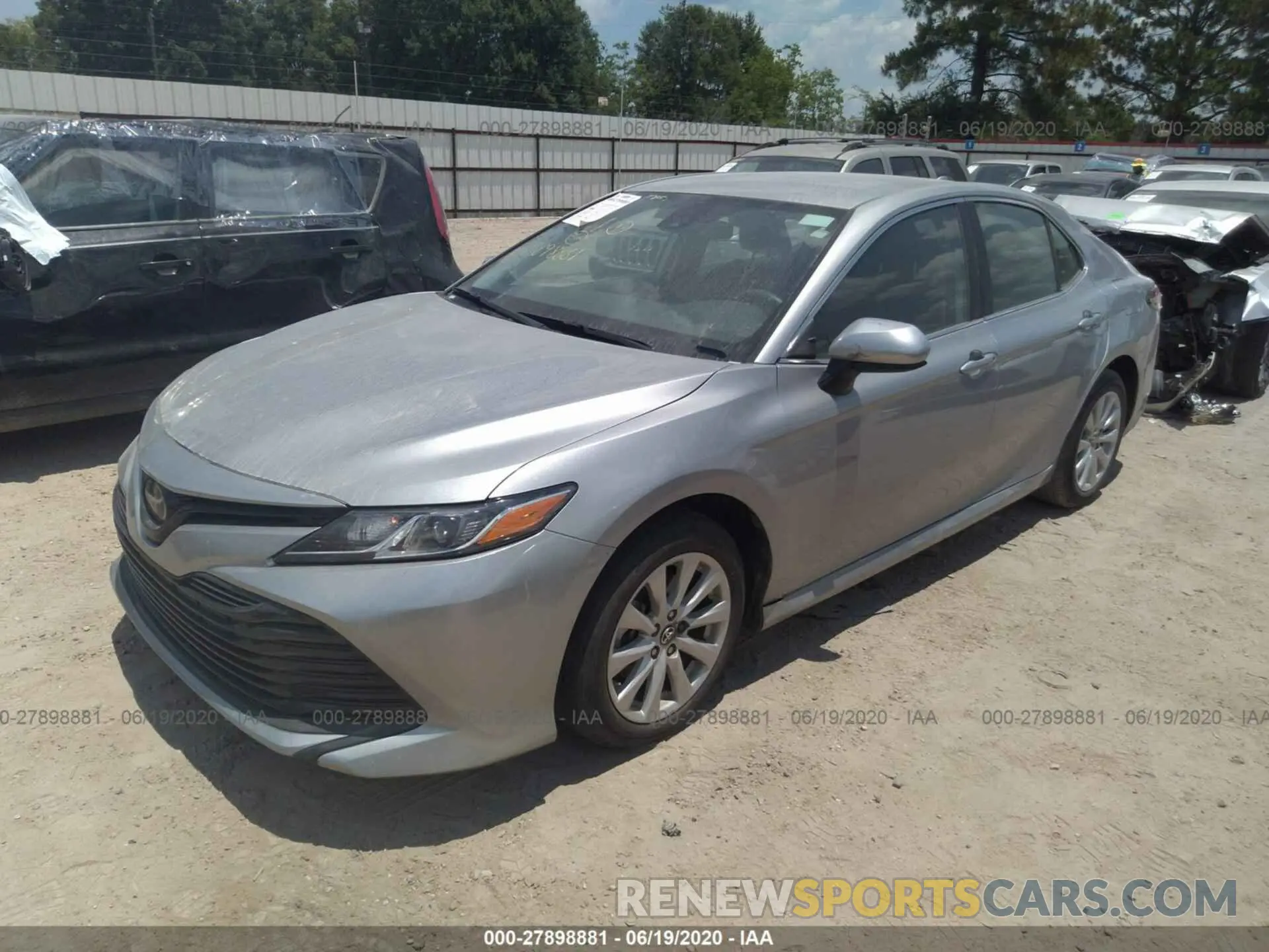 2 Photograph of a damaged car 4T1B11HK7KU702910 TOYOTA CAMRY 2019