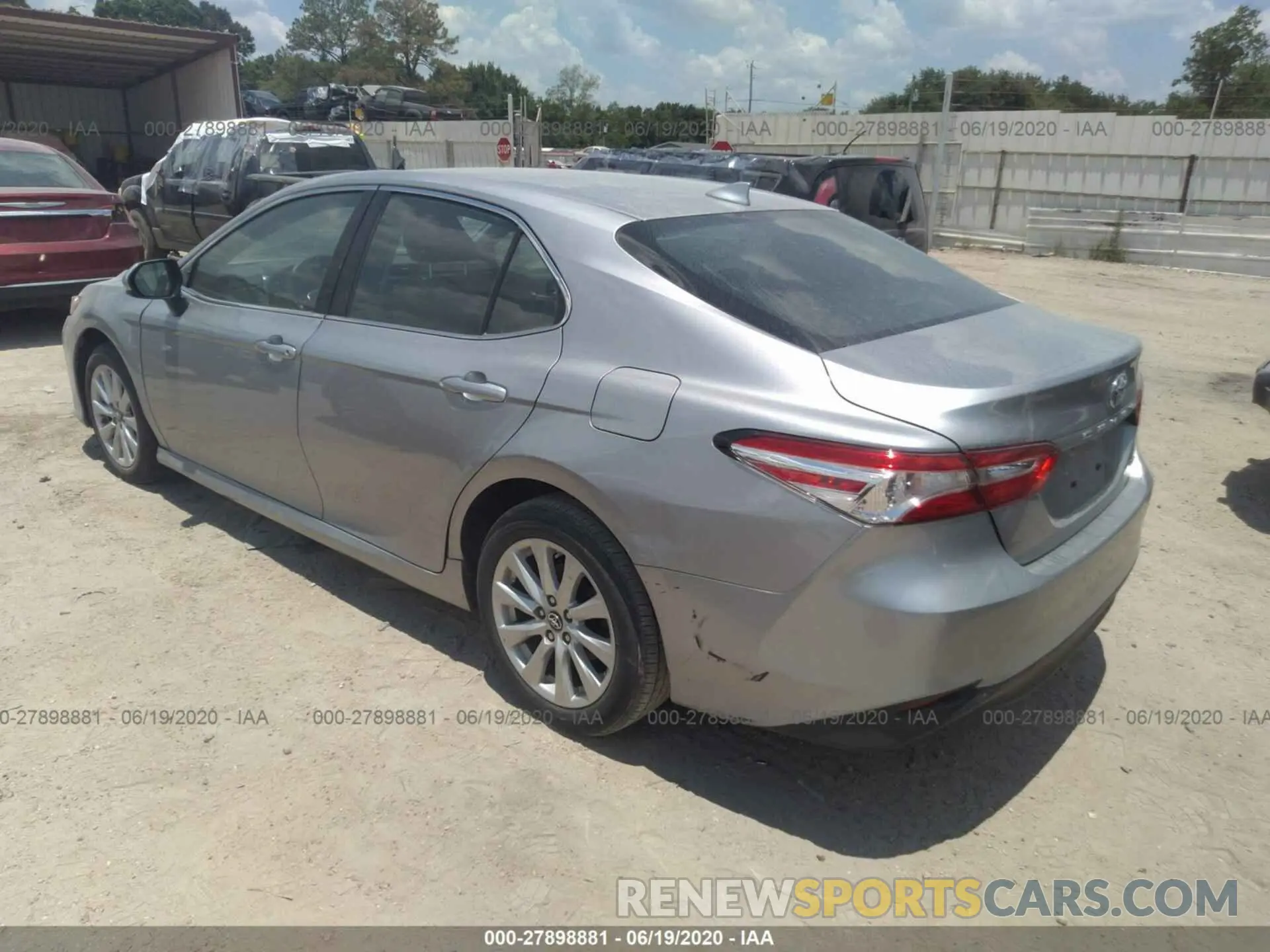 3 Photograph of a damaged car 4T1B11HK7KU702910 TOYOTA CAMRY 2019
