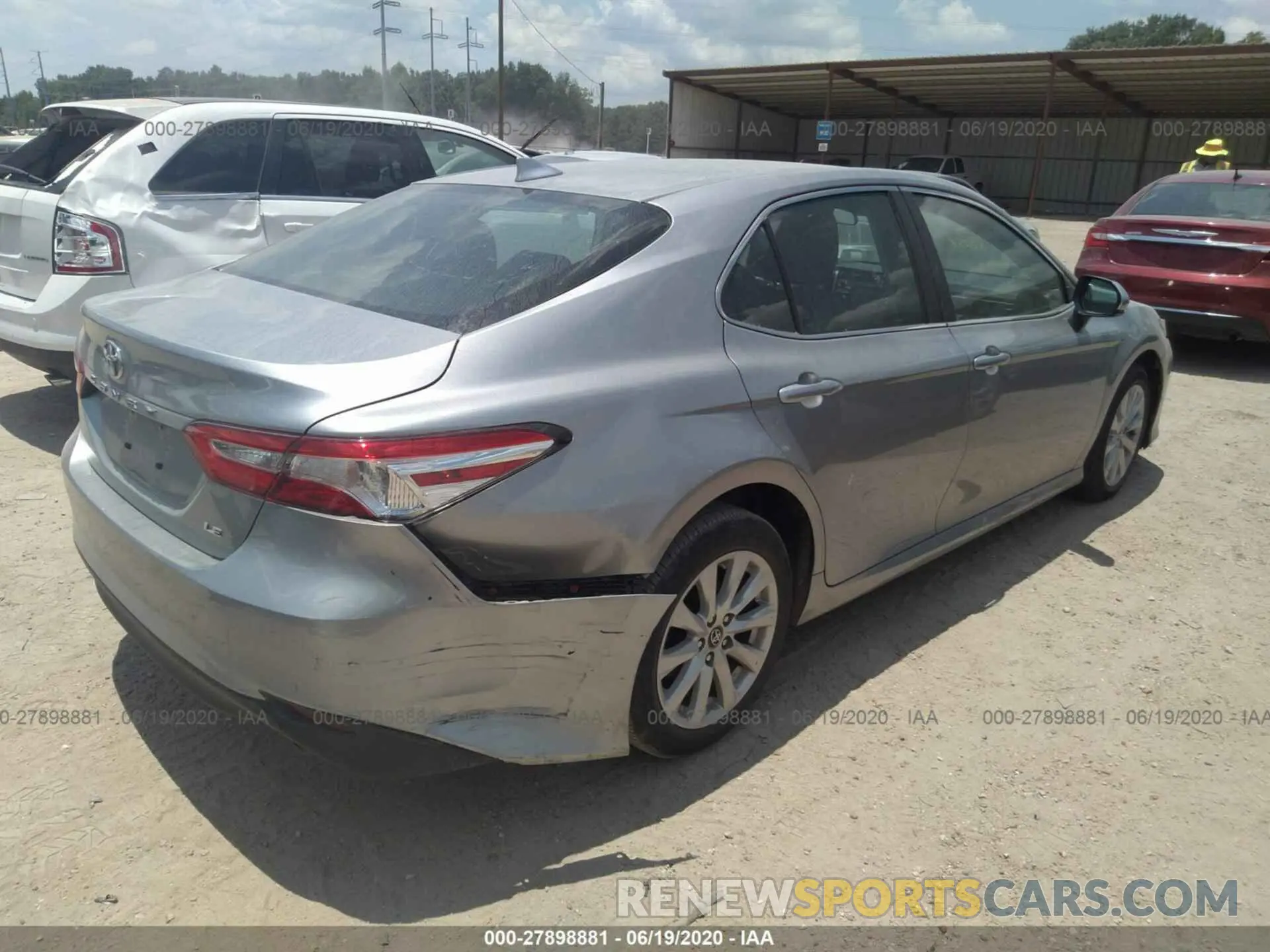 4 Photograph of a damaged car 4T1B11HK7KU702910 TOYOTA CAMRY 2019