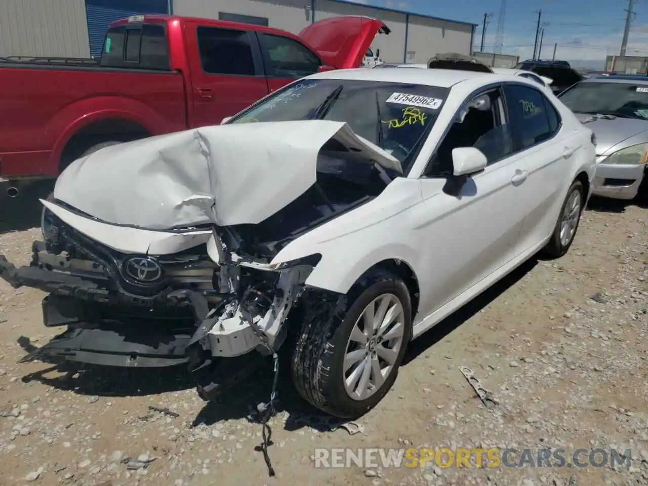 2 Photograph of a damaged car 4T1B11HK7KU706424 TOYOTA CAMRY 2019