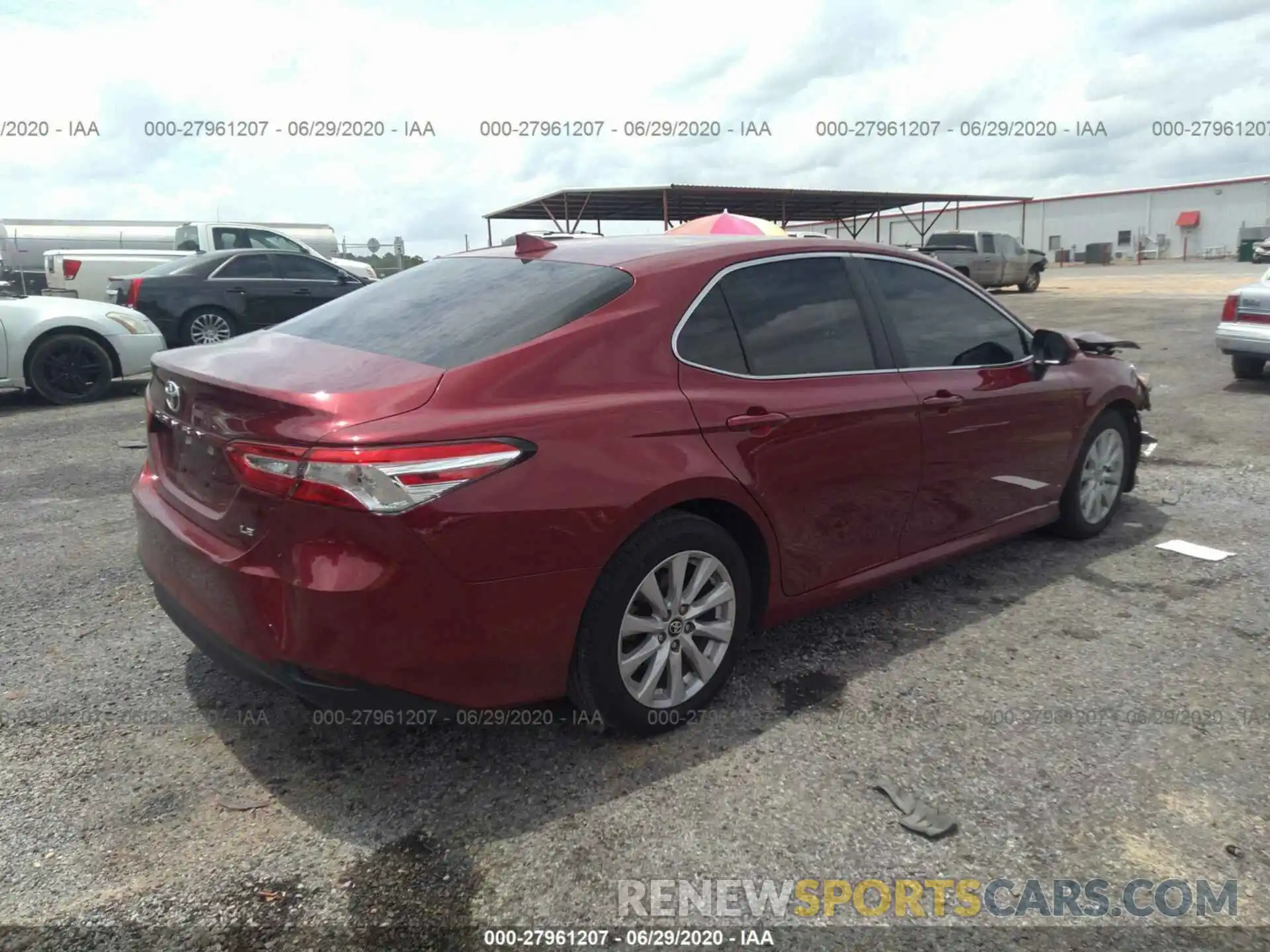 4 Photograph of a damaged car 4T1B11HK7KU709680 TOYOTA CAMRY 2019