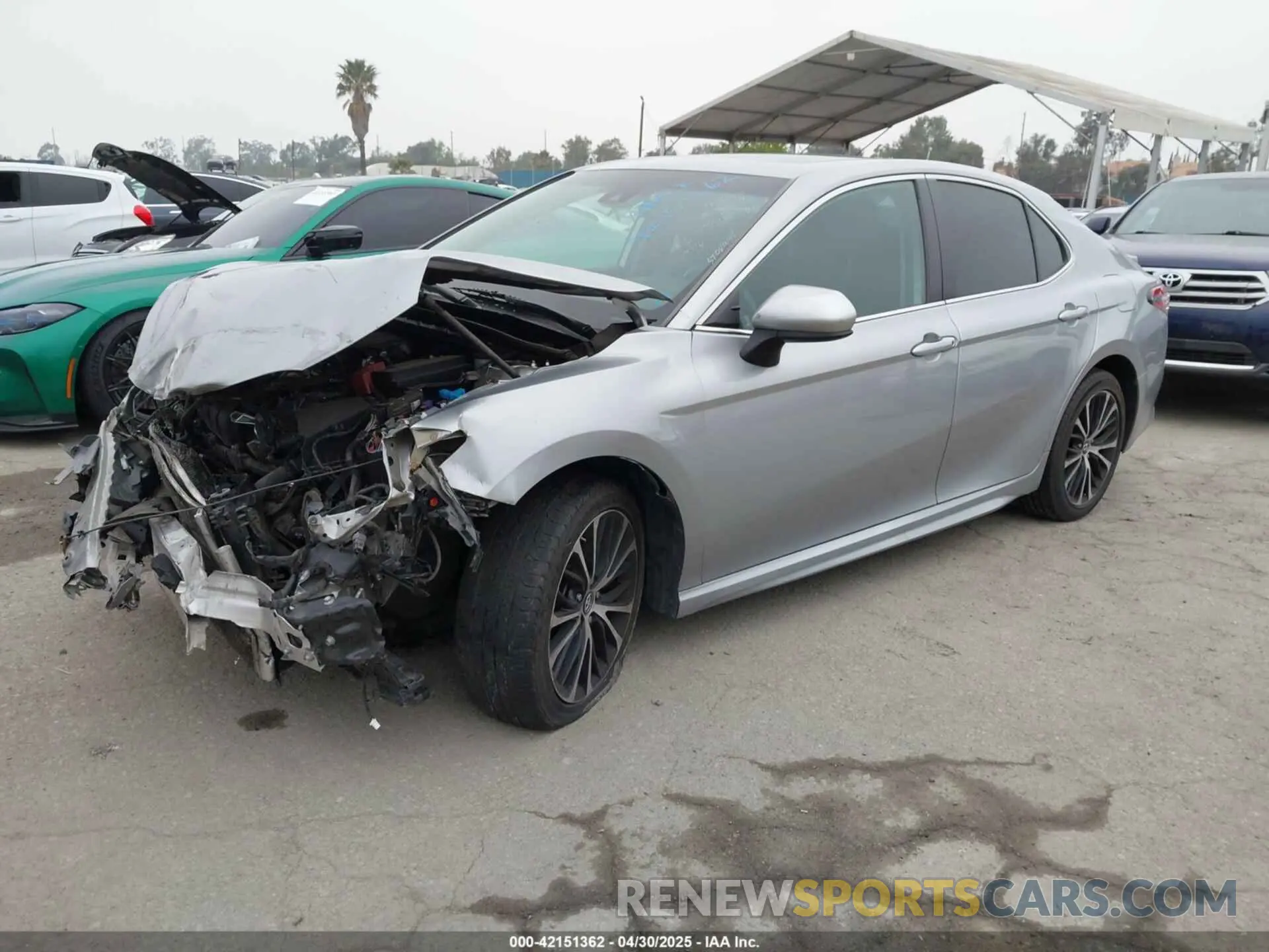 2 Photograph of a damaged car 4T1B11HK7KU713082 TOYOTA CAMRY 2019
