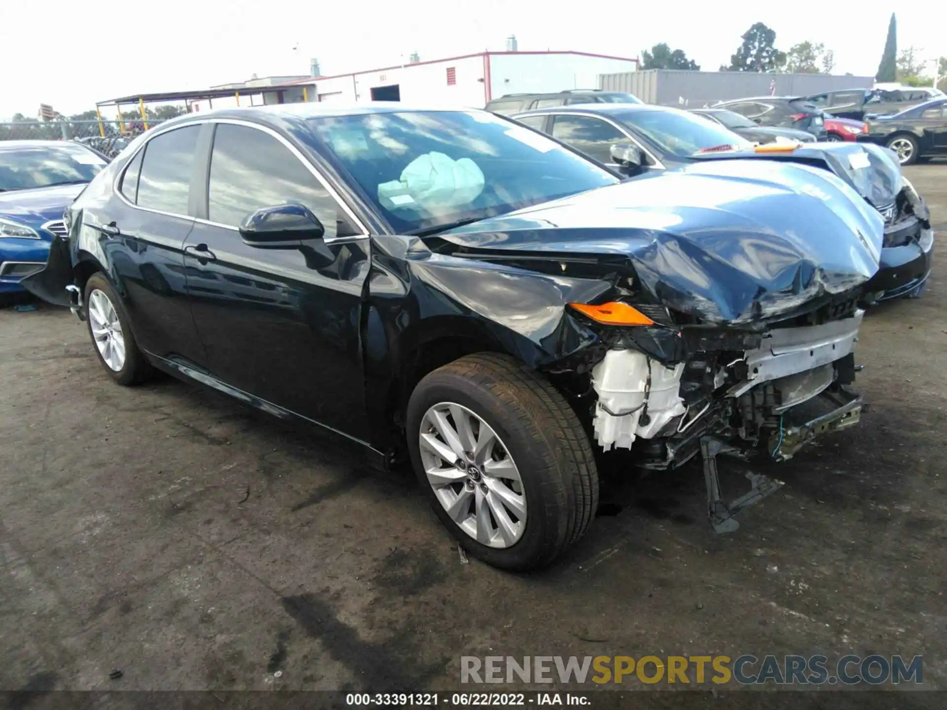 1 Photograph of a damaged car 4T1B11HK7KU713308 TOYOTA CAMRY 2019