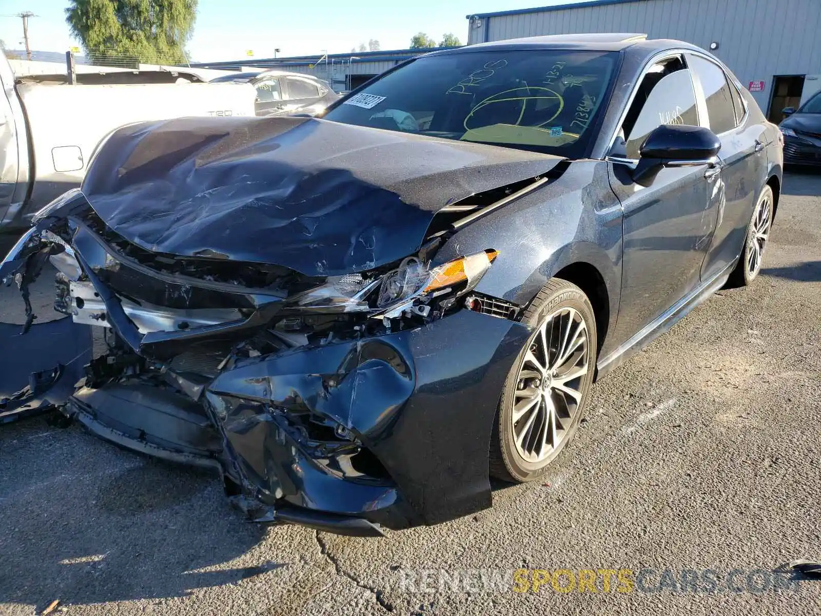 2 Photograph of a damaged car 4T1B11HK7KU713843 TOYOTA CAMRY 2019