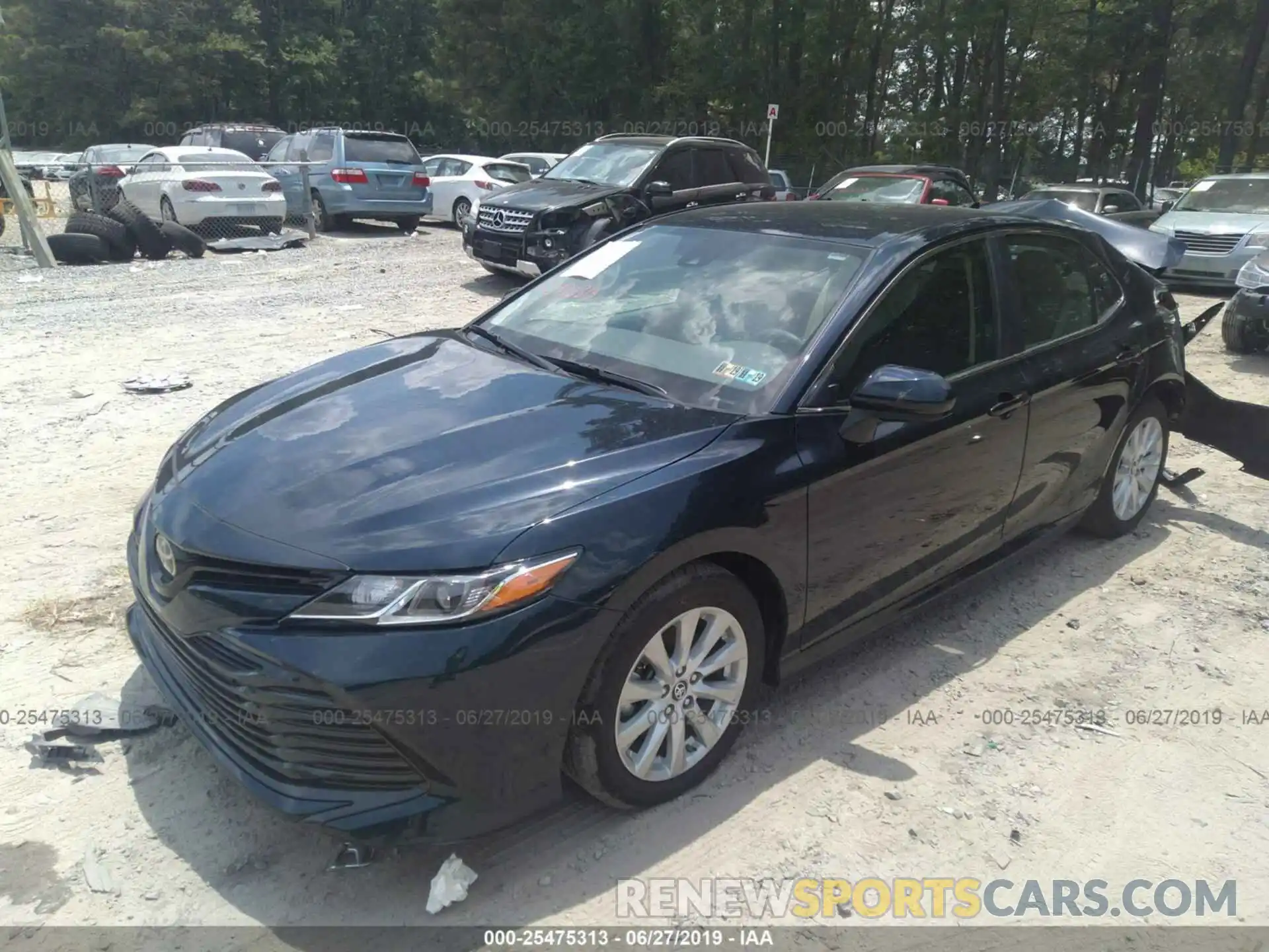 2 Photograph of a damaged car 4T1B11HK7KU714264 TOYOTA CAMRY 2019