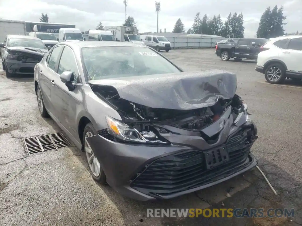 1 Photograph of a damaged car 4T1B11HK7KU715463 TOYOTA CAMRY 2019