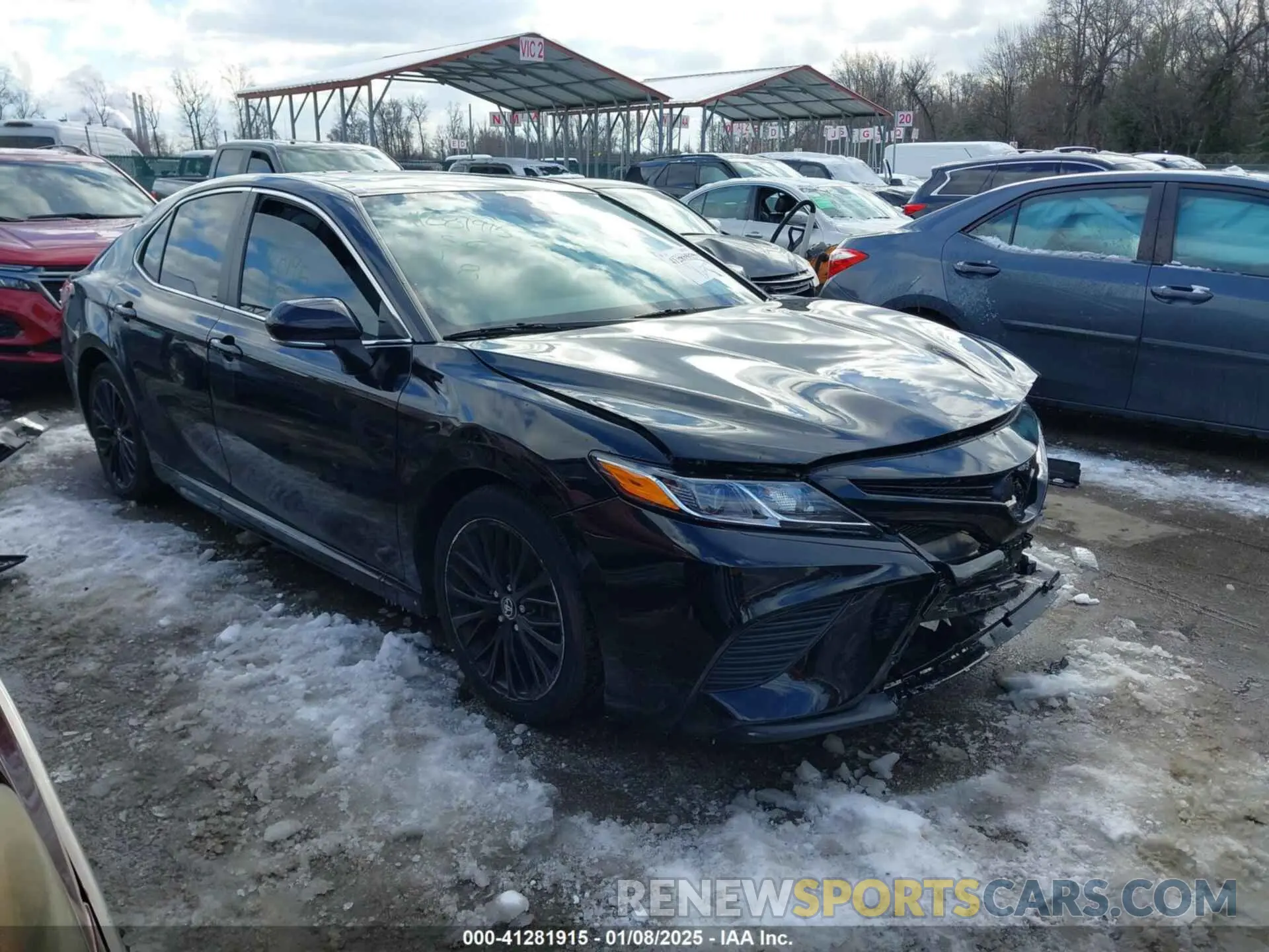 1 Photograph of a damaged car 4T1B11HK7KU718007 TOYOTA CAMRY 2019