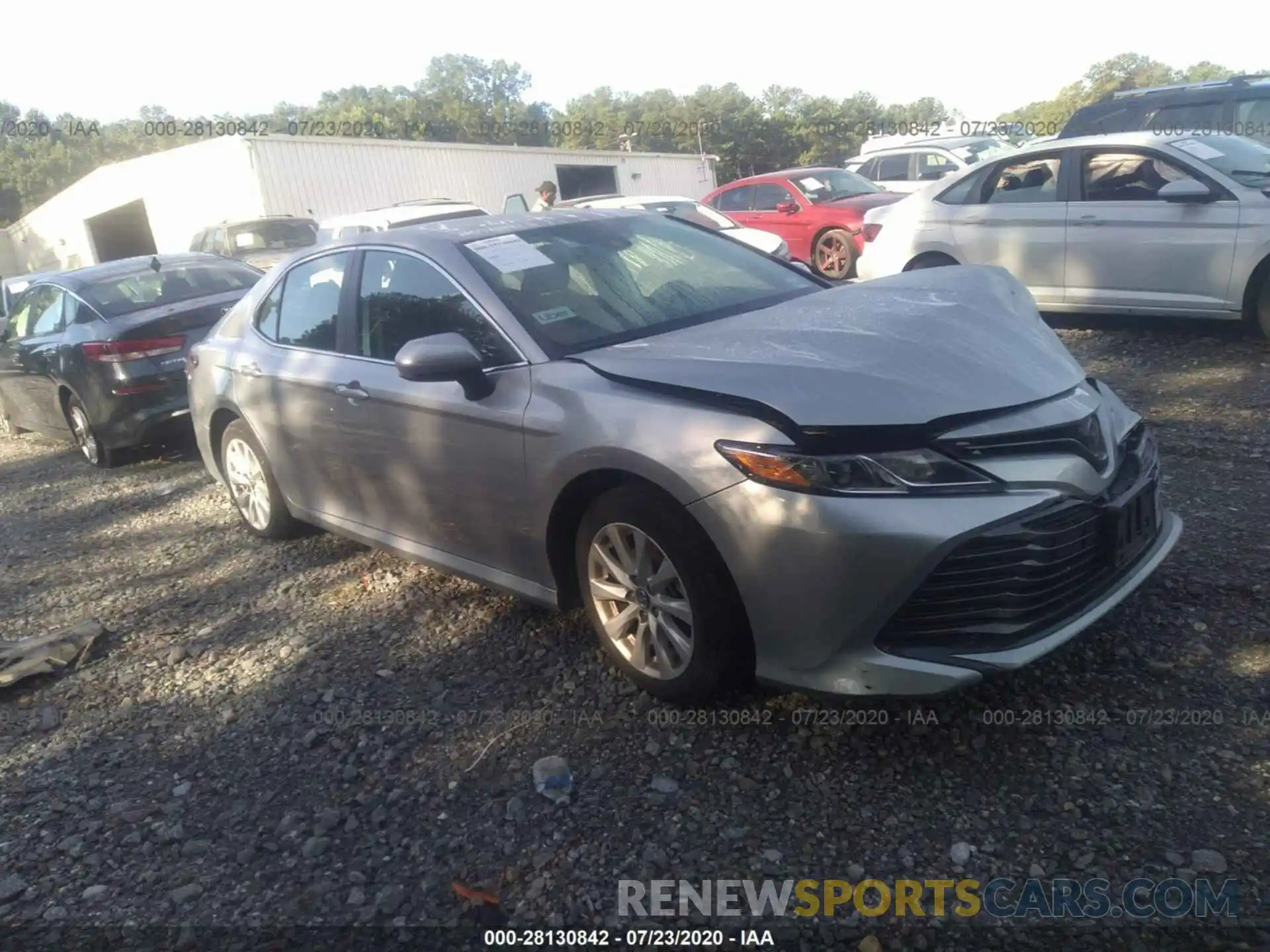 1 Photograph of a damaged car 4T1B11HK7KU718833 TOYOTA CAMRY 2019