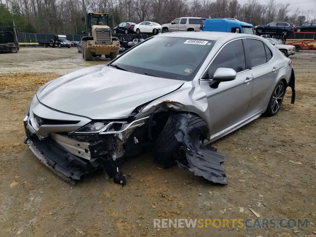 1 Photograph of a damaged car 4T1B11HK7KU722106 TOYOTA CAMRY 2019