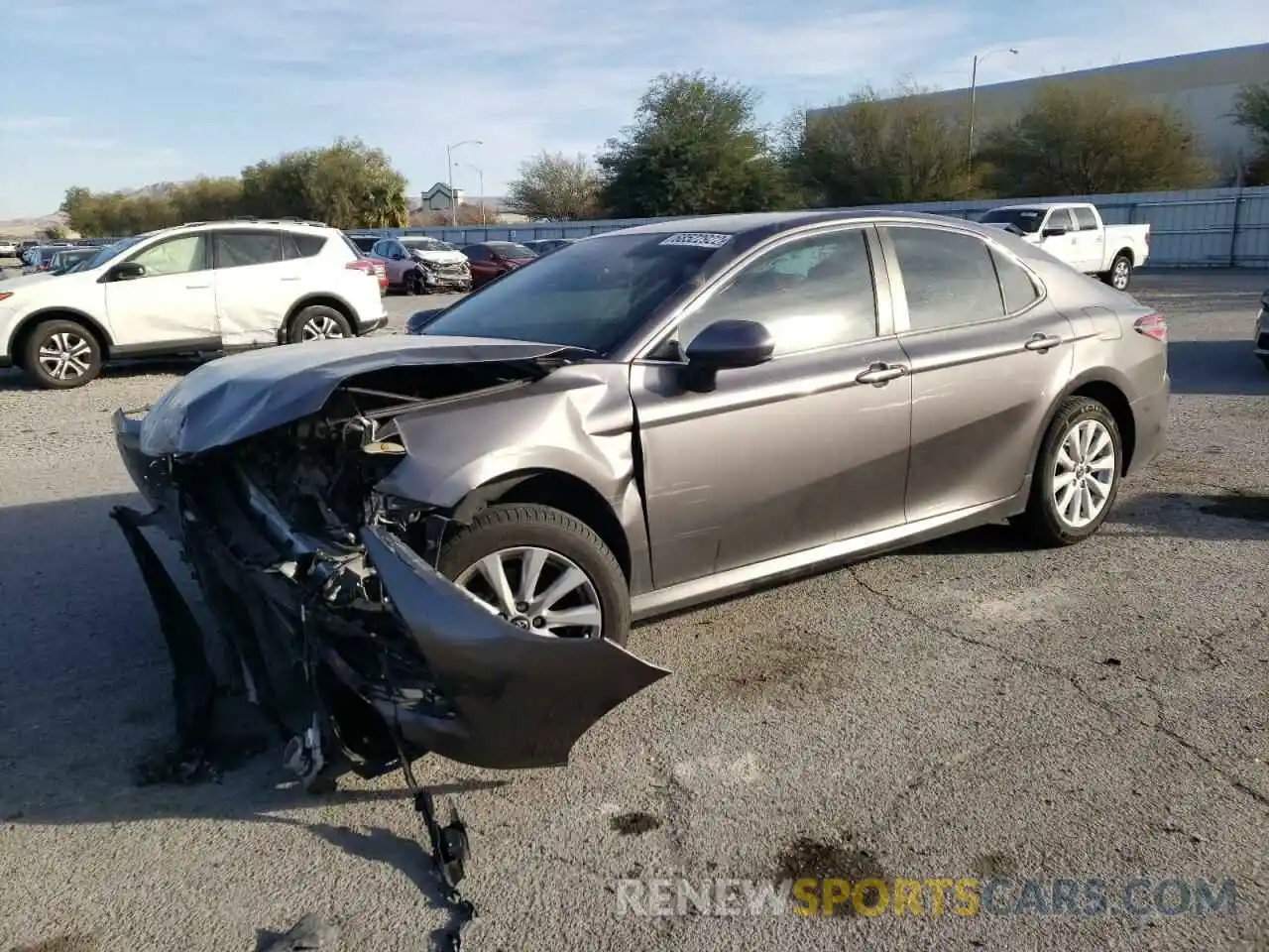 1 Photograph of a damaged car 4T1B11HK7KU725992 TOYOTA CAMRY 2019