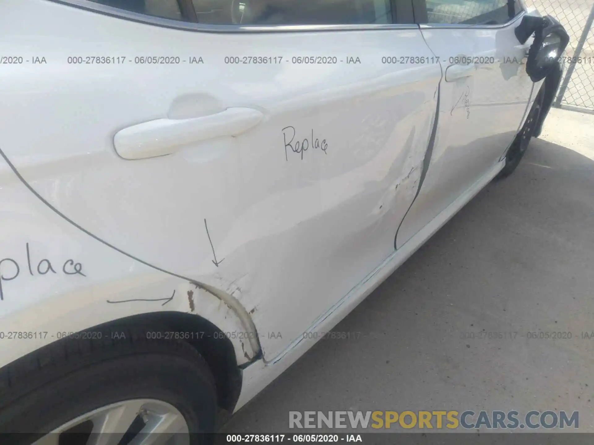 6 Photograph of a damaged car 4T1B11HK7KU729539 TOYOTA CAMRY 2019