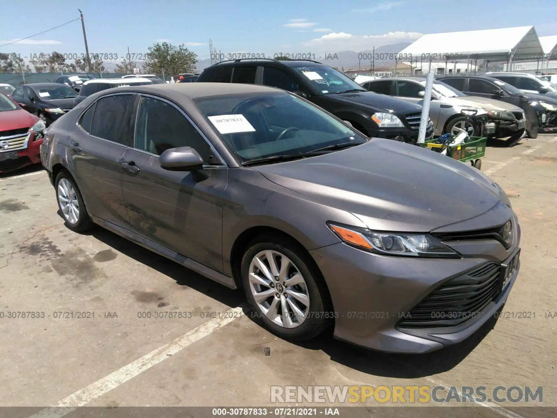 1 Photograph of a damaged car 4T1B11HK7KU730612 TOYOTA CAMRY 2019