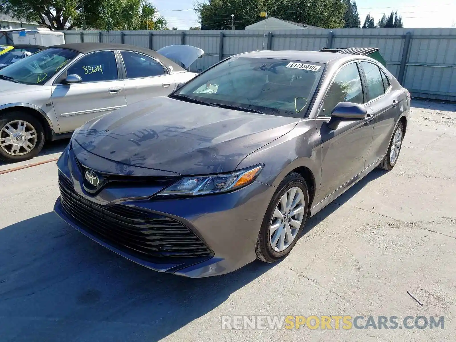 2 Photograph of a damaged car 4T1B11HK7KU732375 TOYOTA CAMRY 2019