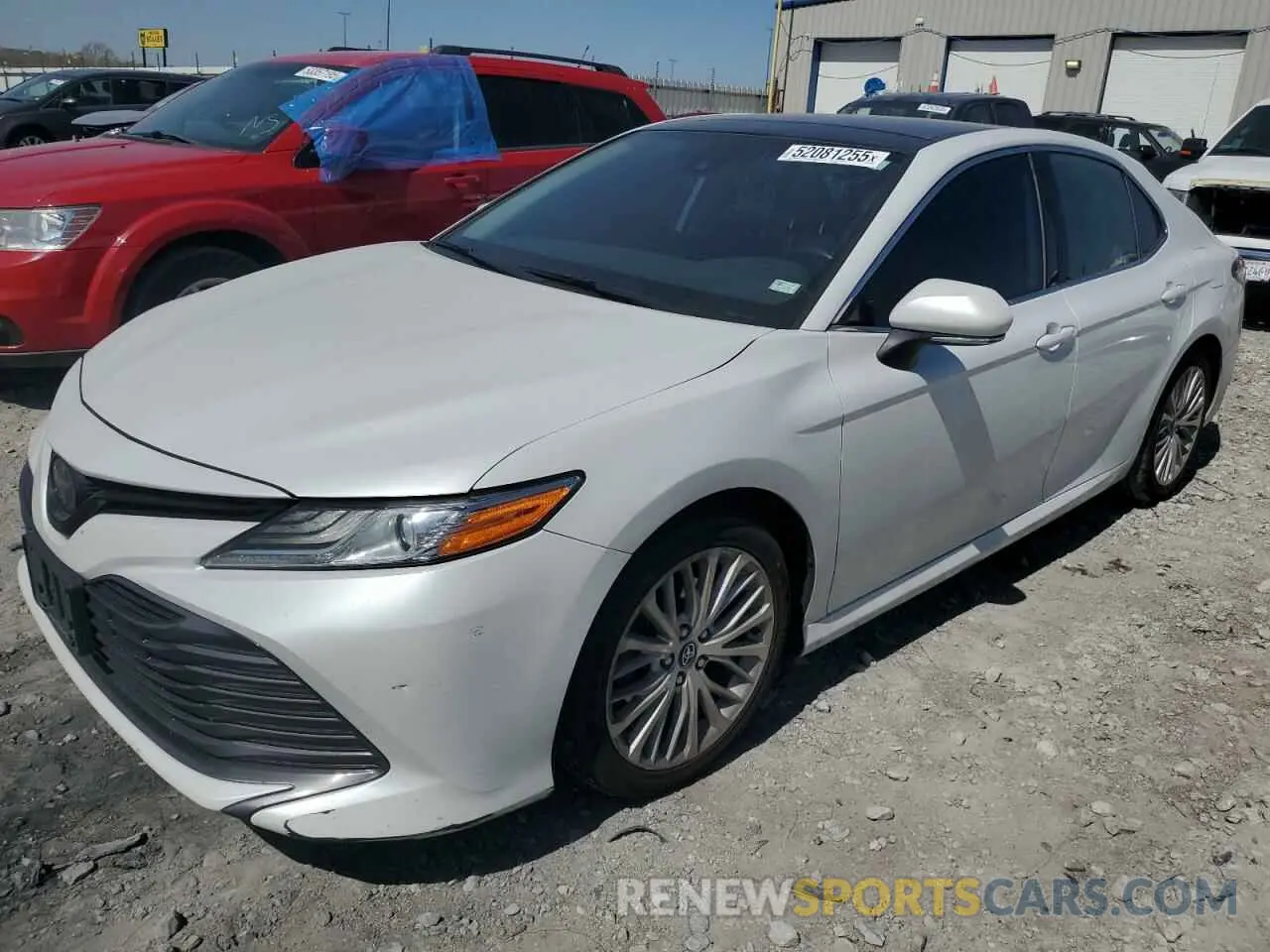 1 Photograph of a damaged car 4T1B11HK7KU734384 TOYOTA CAMRY 2019
