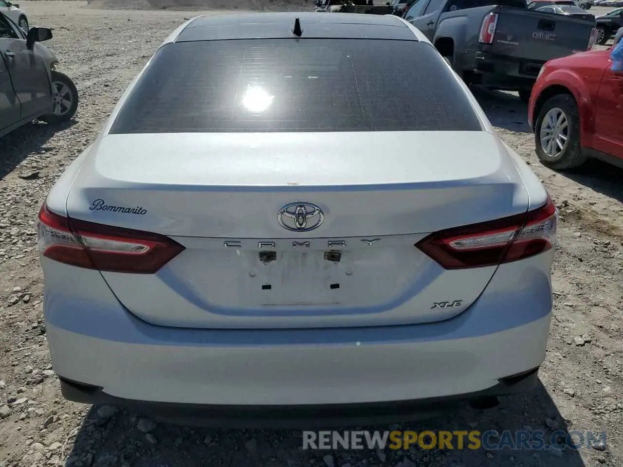 6 Photograph of a damaged car 4T1B11HK7KU734384 TOYOTA CAMRY 2019
