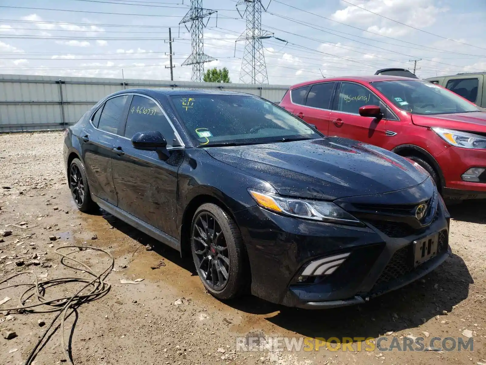 1 Photograph of a damaged car 4T1B11HK7KU735437 TOYOTA CAMRY 2019