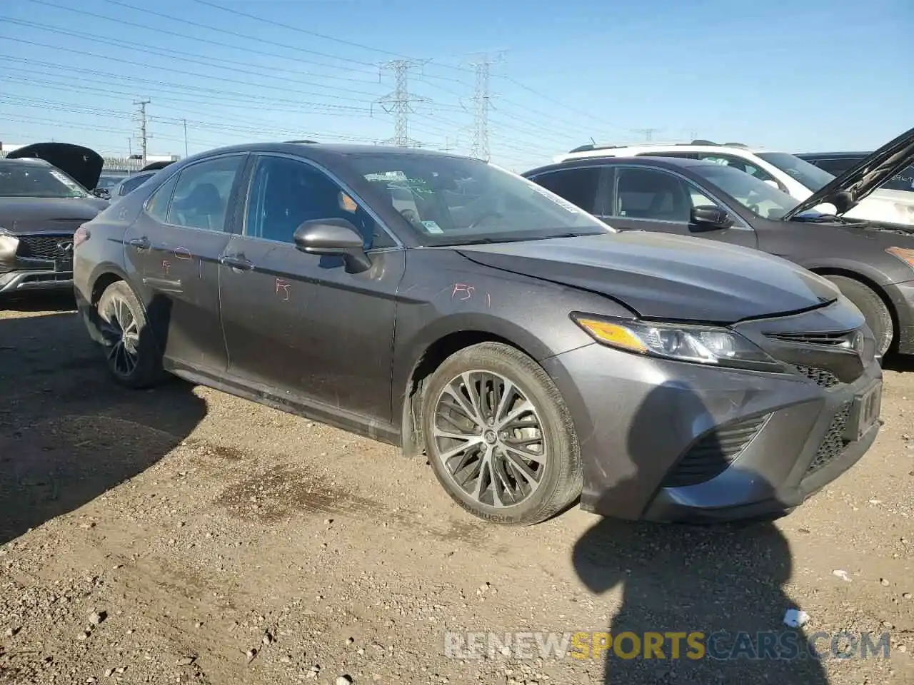 4 Photograph of a damaged car 4T1B11HK7KU736345 TOYOTA CAMRY 2019