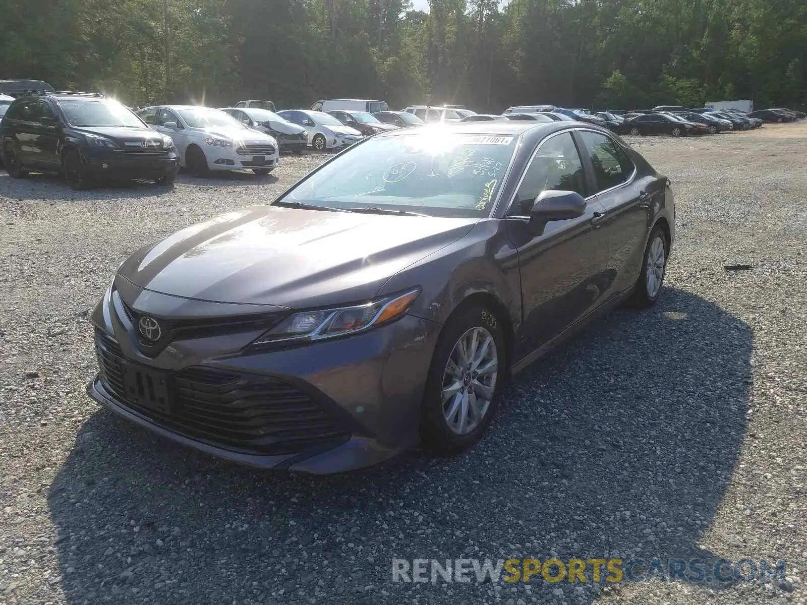 2 Photograph of a damaged car 4T1B11HK7KU737656 TOYOTA CAMRY 2019