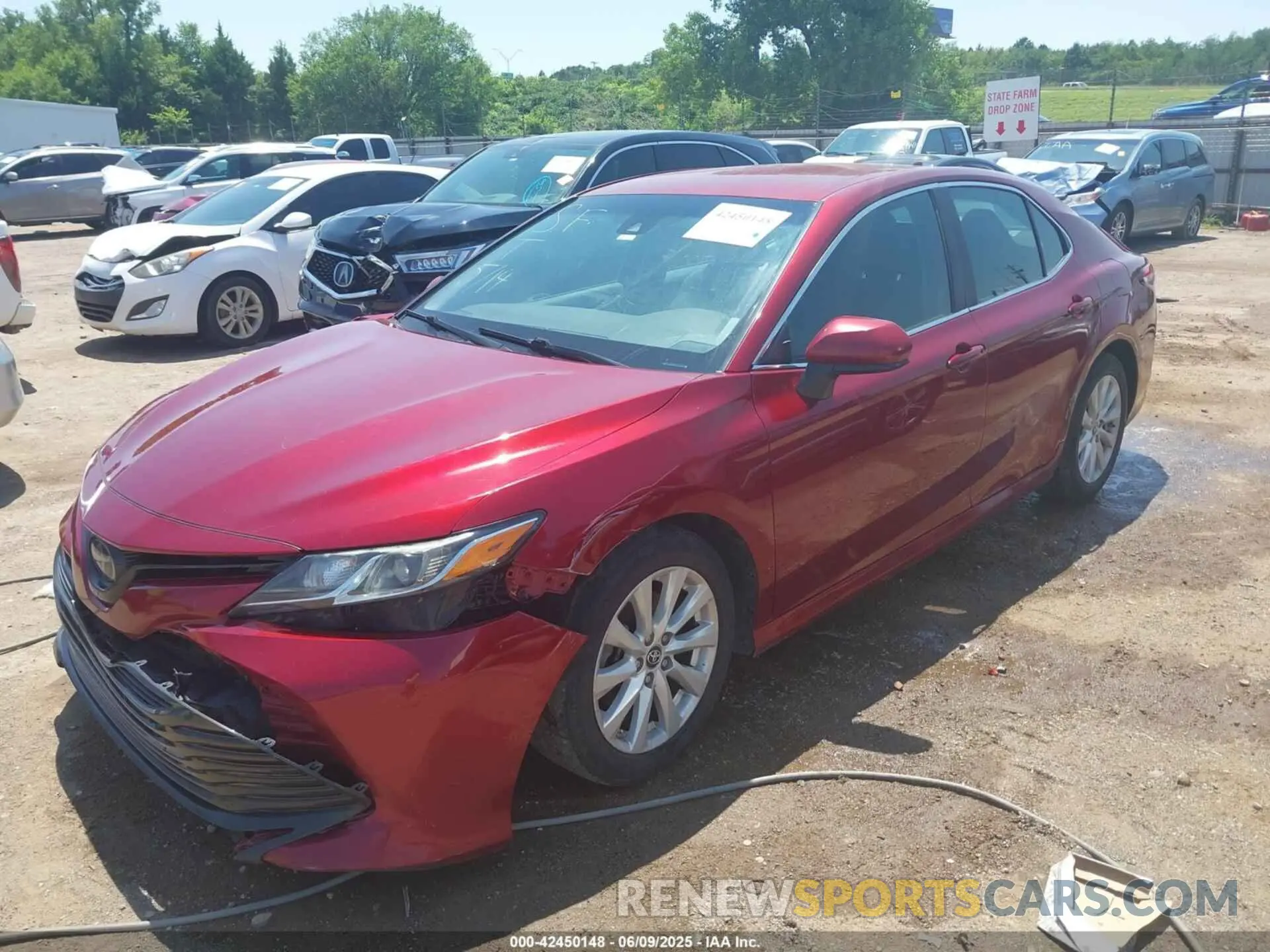 2 Photograph of a damaged car 4T1B11HK7KU740962 TOYOTA CAMRY 2019