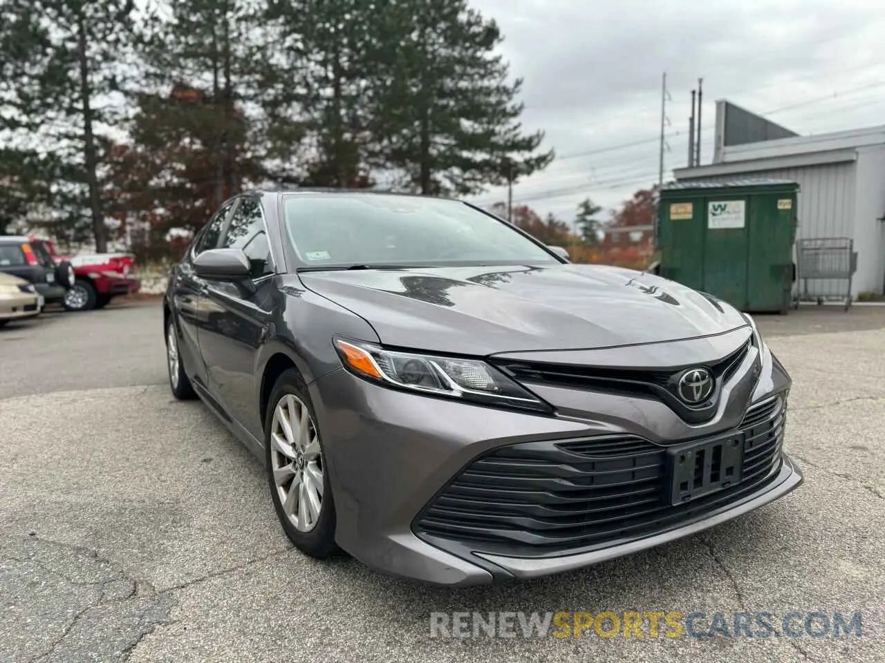 1 Photograph of a damaged car 4T1B11HK7KU741867 TOYOTA CAMRY 2019