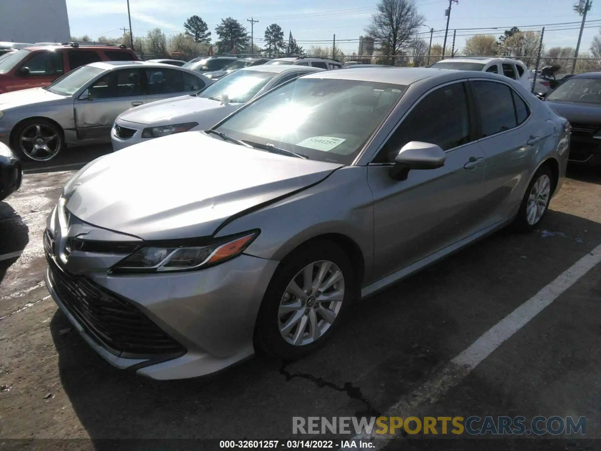 2 Photograph of a damaged car 4T1B11HK7KU742663 TOYOTA CAMRY 2019