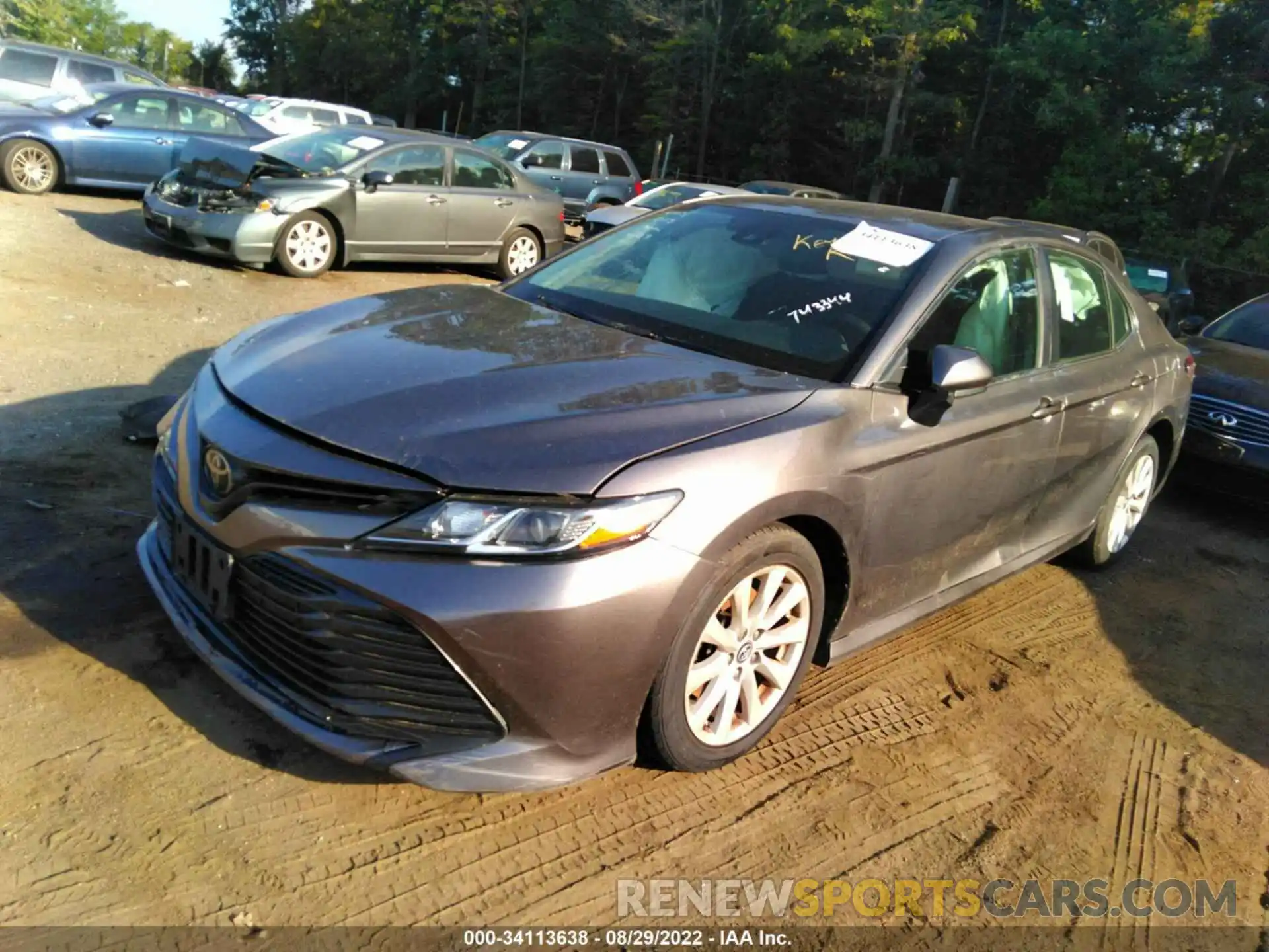 2 Photograph of a damaged car 4T1B11HK7KU743344 TOYOTA CAMRY 2019