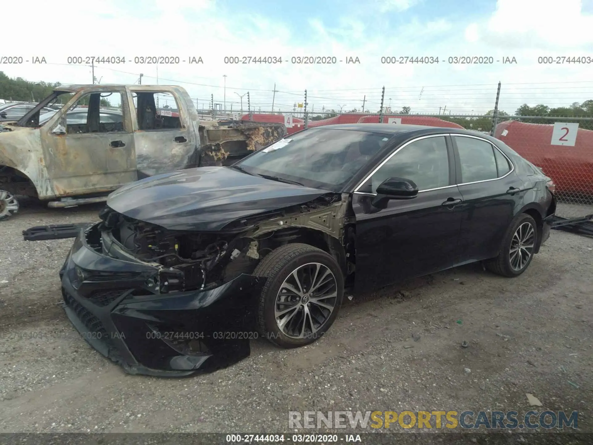 2 Photograph of a damaged car 4T1B11HK7KU747457 TOYOTA CAMRY 2019