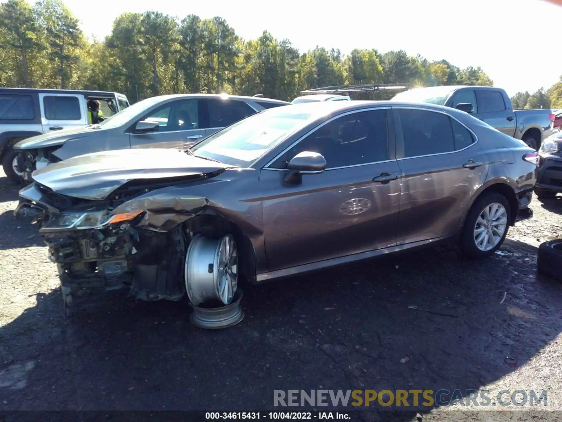 2 Photograph of a damaged car 4T1B11HK7KU747815 TOYOTA CAMRY 2019